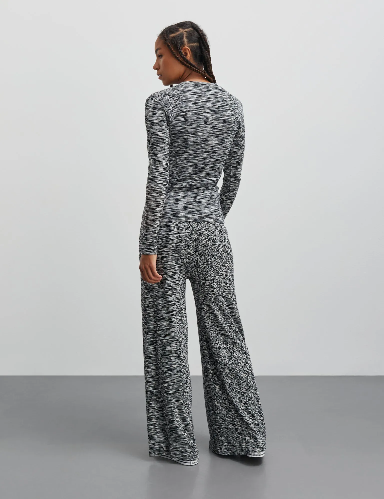 2x2 Cotton Space Veran Pants, Multi Black