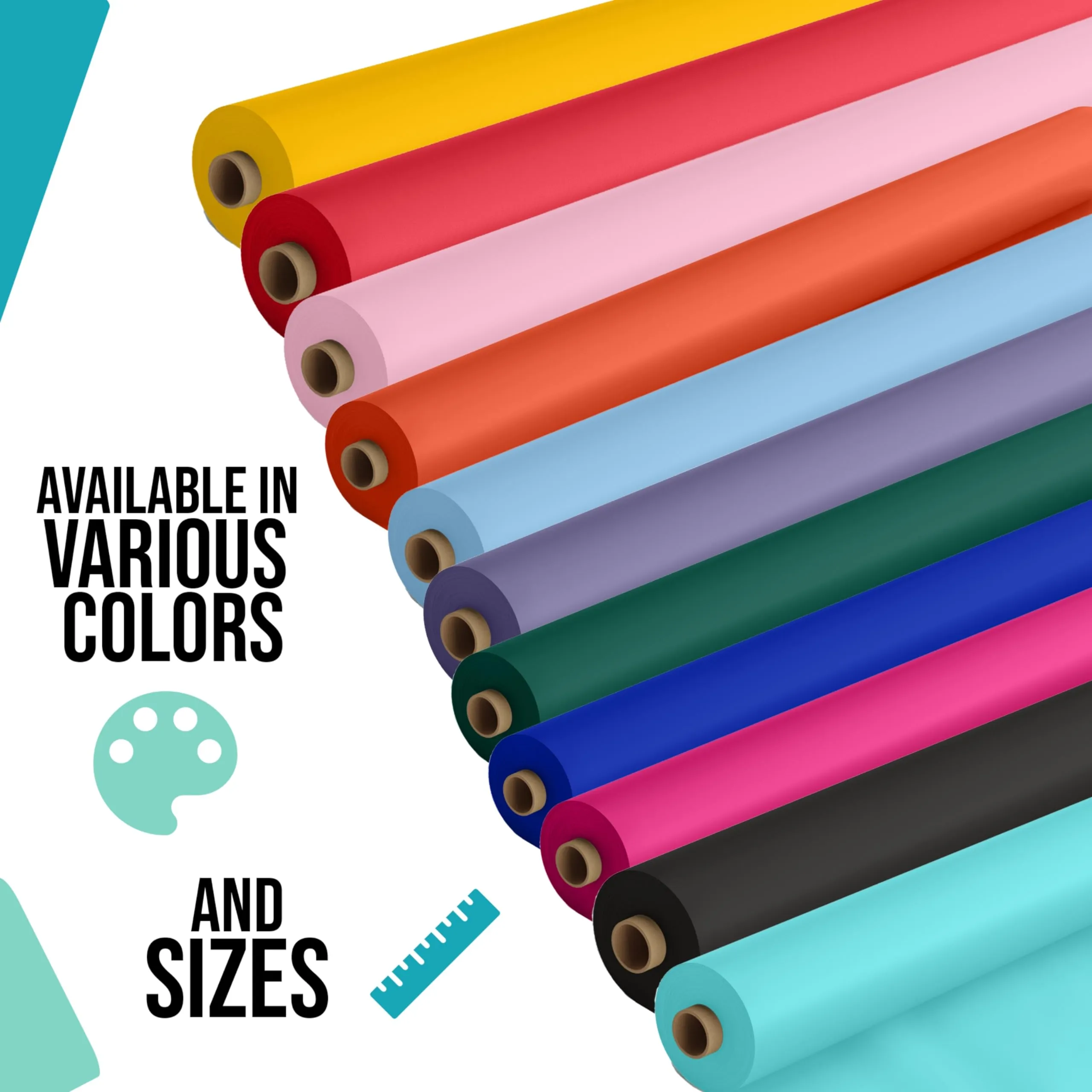 40 In. x 300 Ft. Premium Burgundy Table Roll