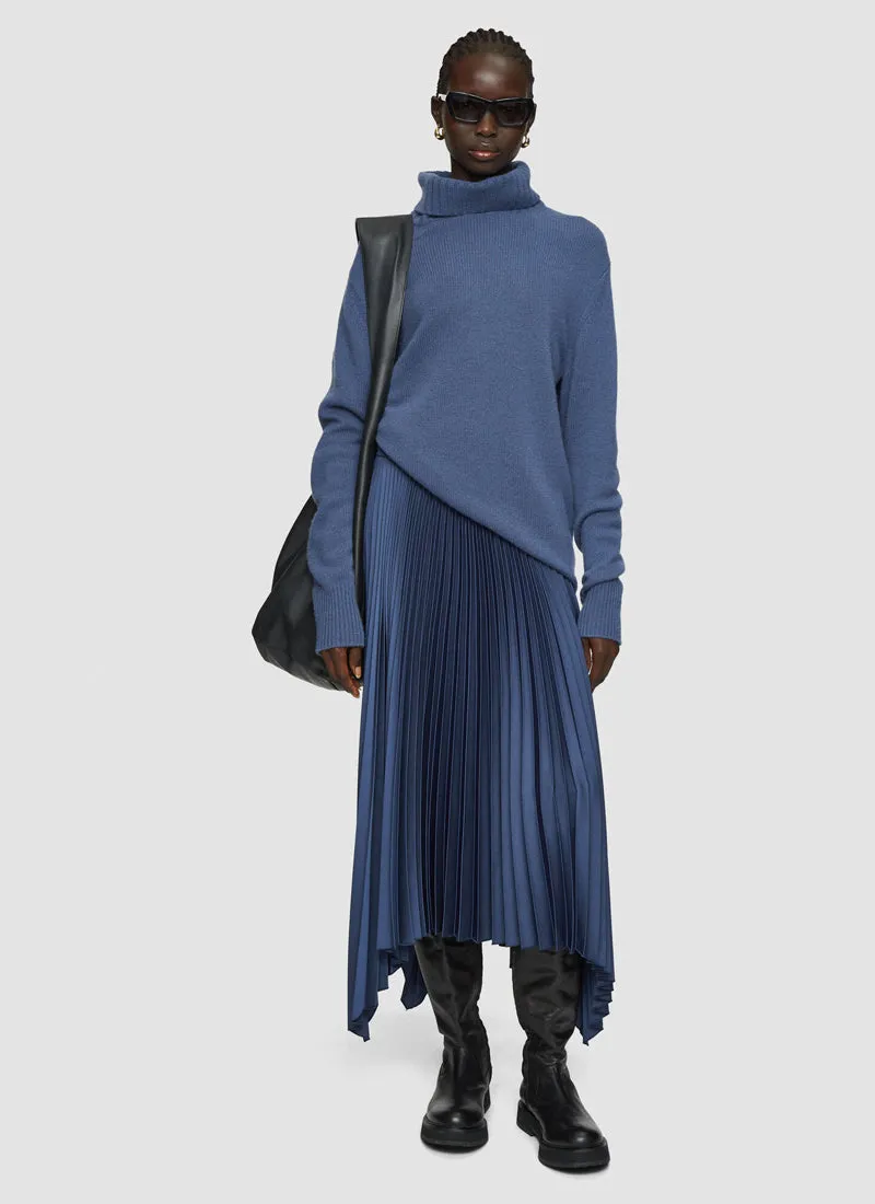 Ade Knit Weave Plissé Skirt