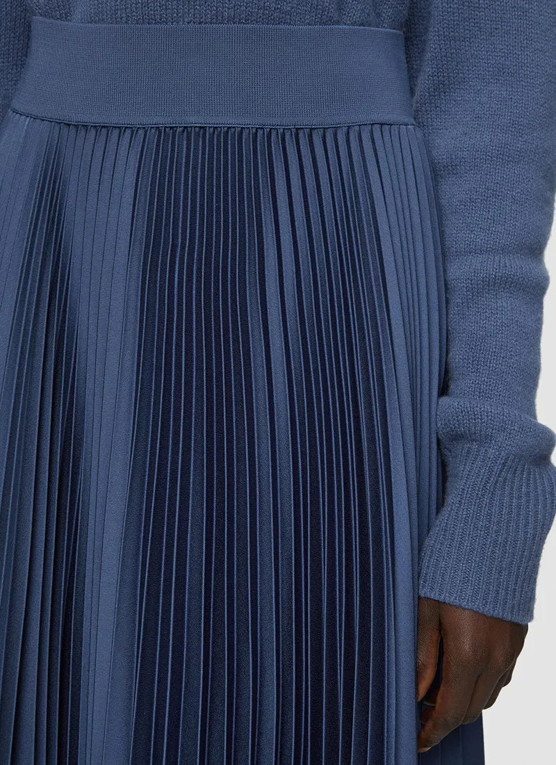 Ade Knit Weave Plissé Skirt