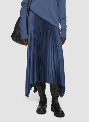 Ade Knit Weave Plissé Skirt