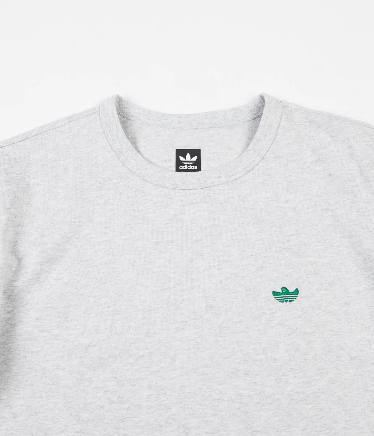 Adidas Mini Shmoo T-Shirt - Light Grey Heather / Bold Green