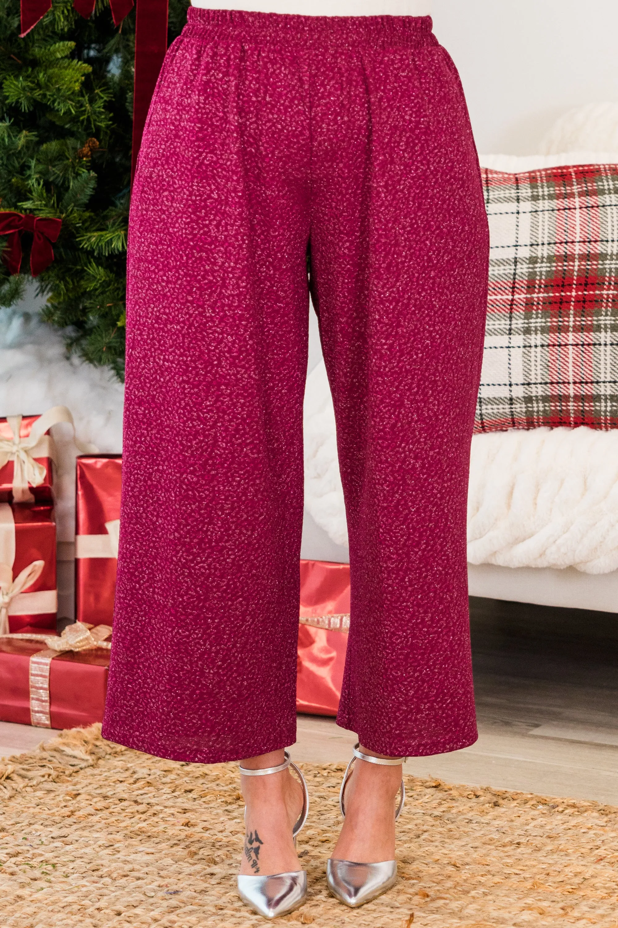 Always Glam Season Pants, Magenta