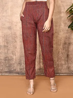 Angela Ajrakh Cotton Printed Pant