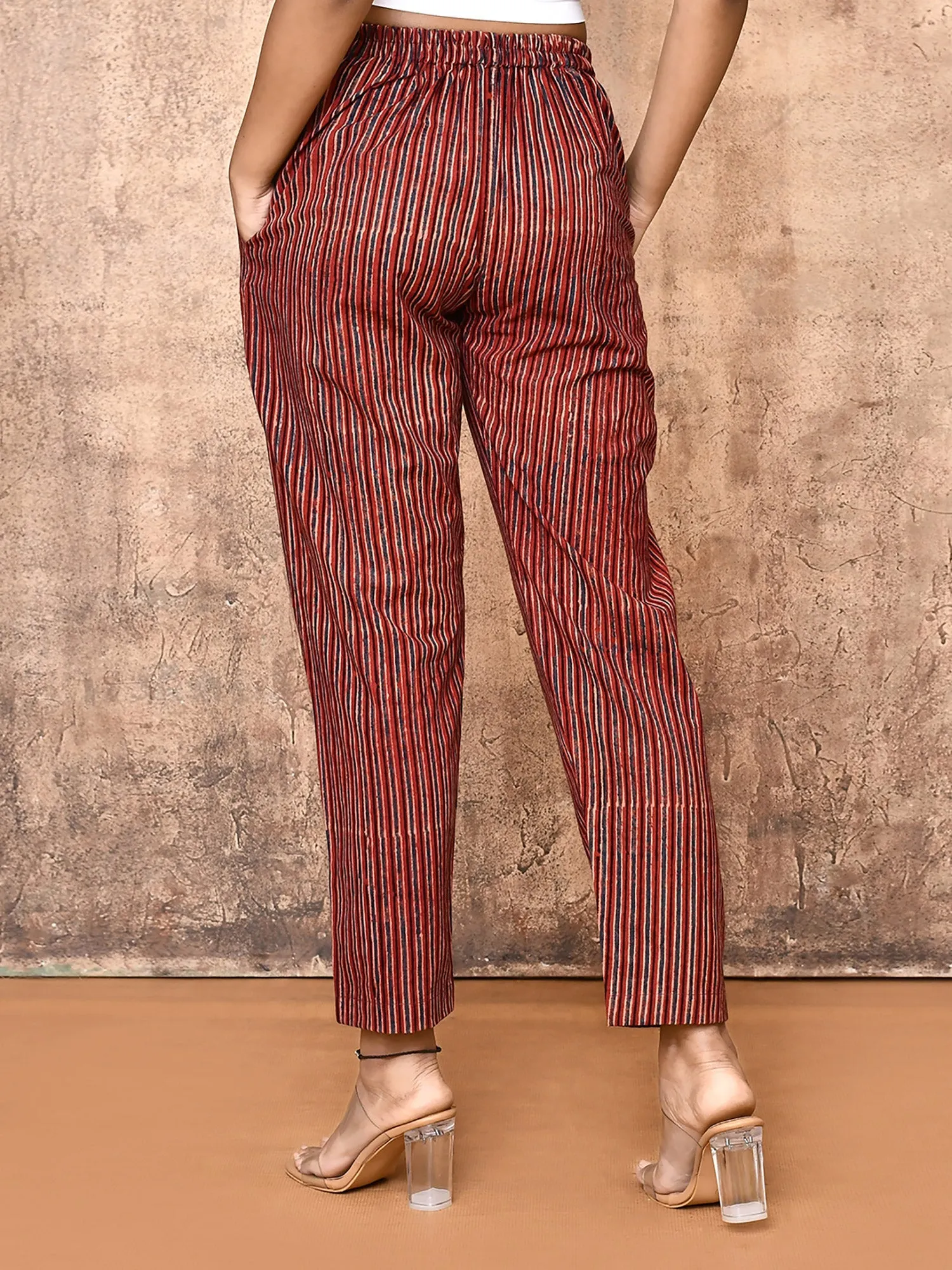 Angela Ajrakh Cotton Printed Pant