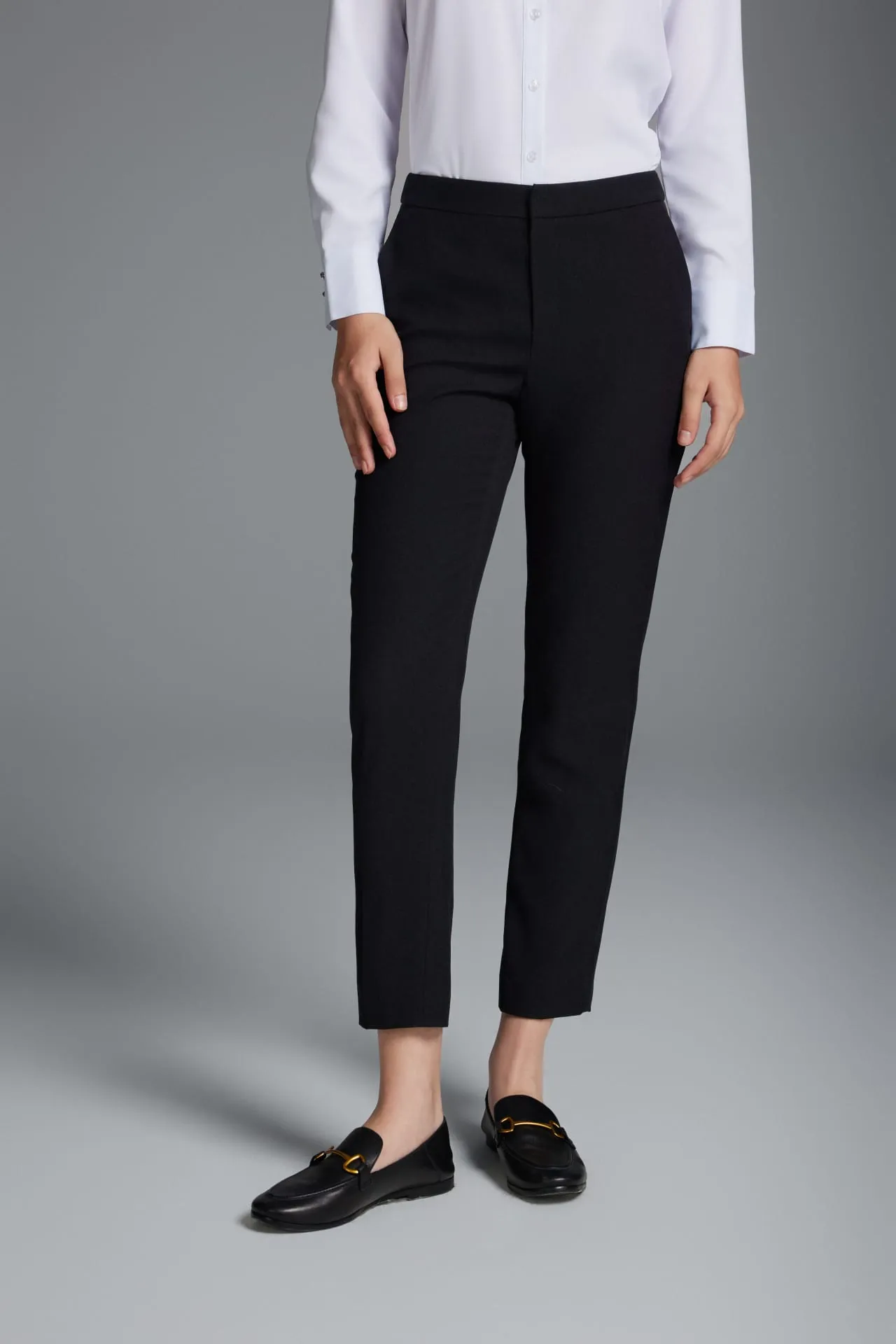 Ankle Cigarette Suit Pants