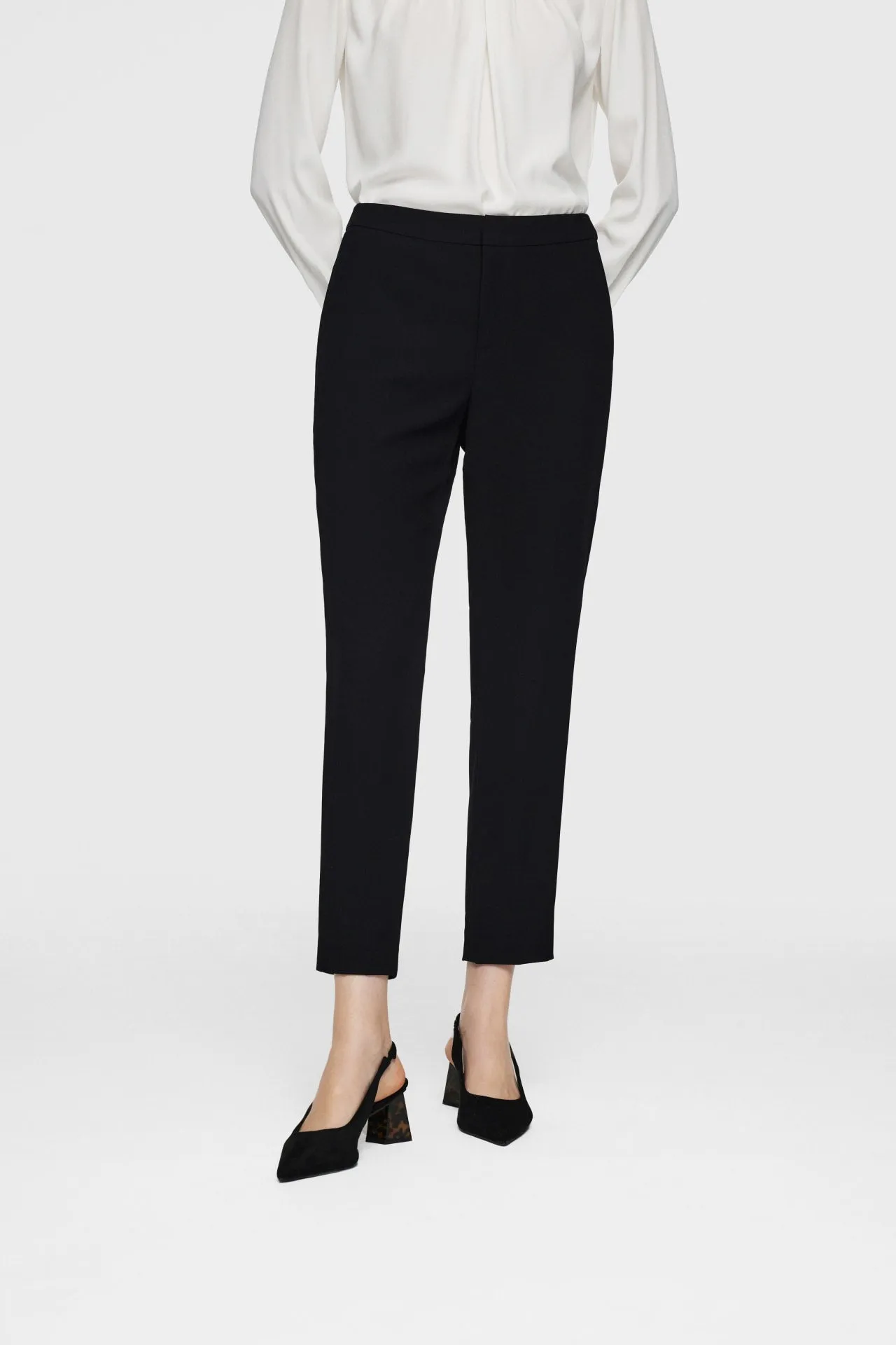 Ankle Cigarette Suit Pants