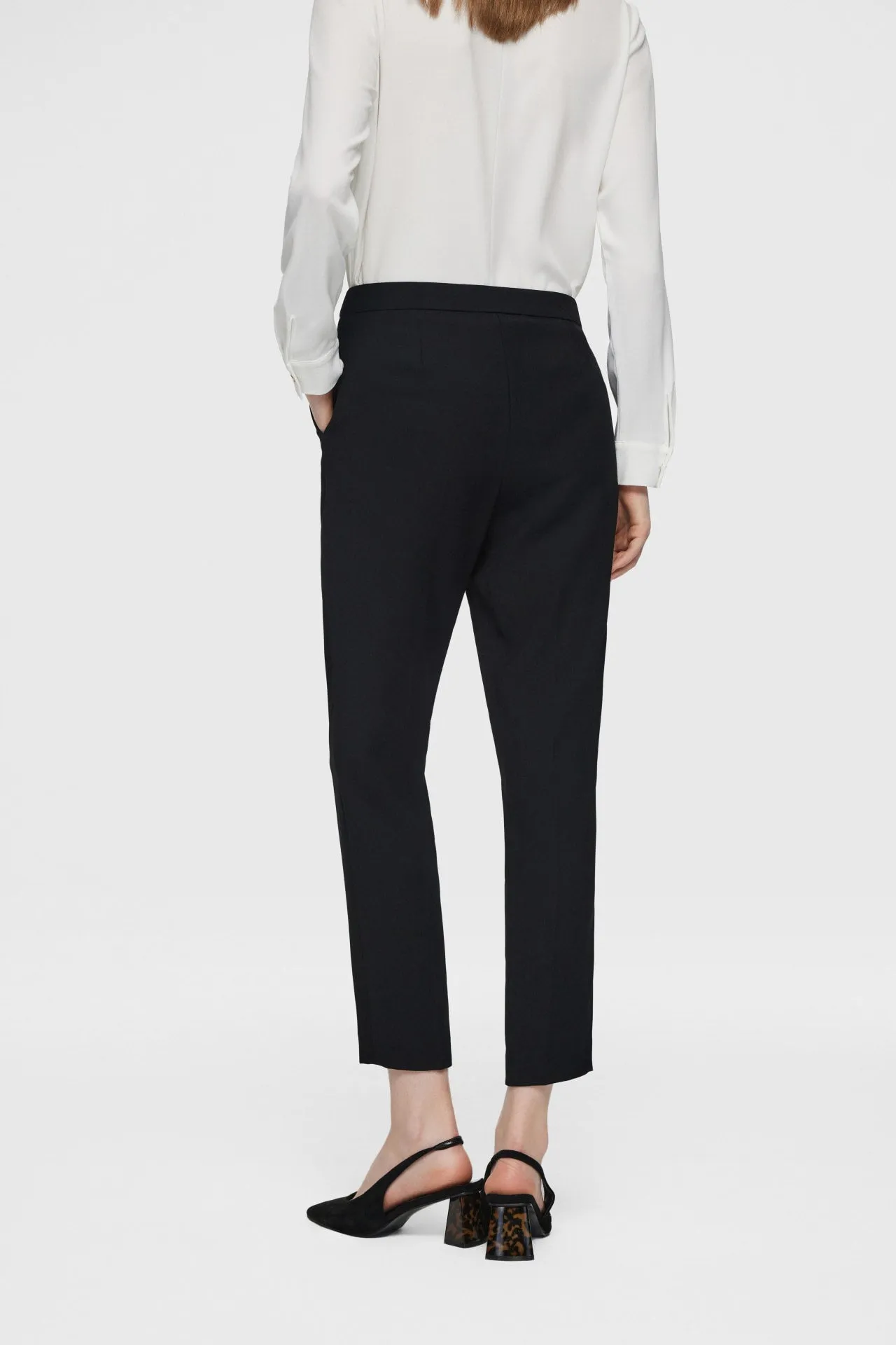 Ankle Cigarette Suit Pants