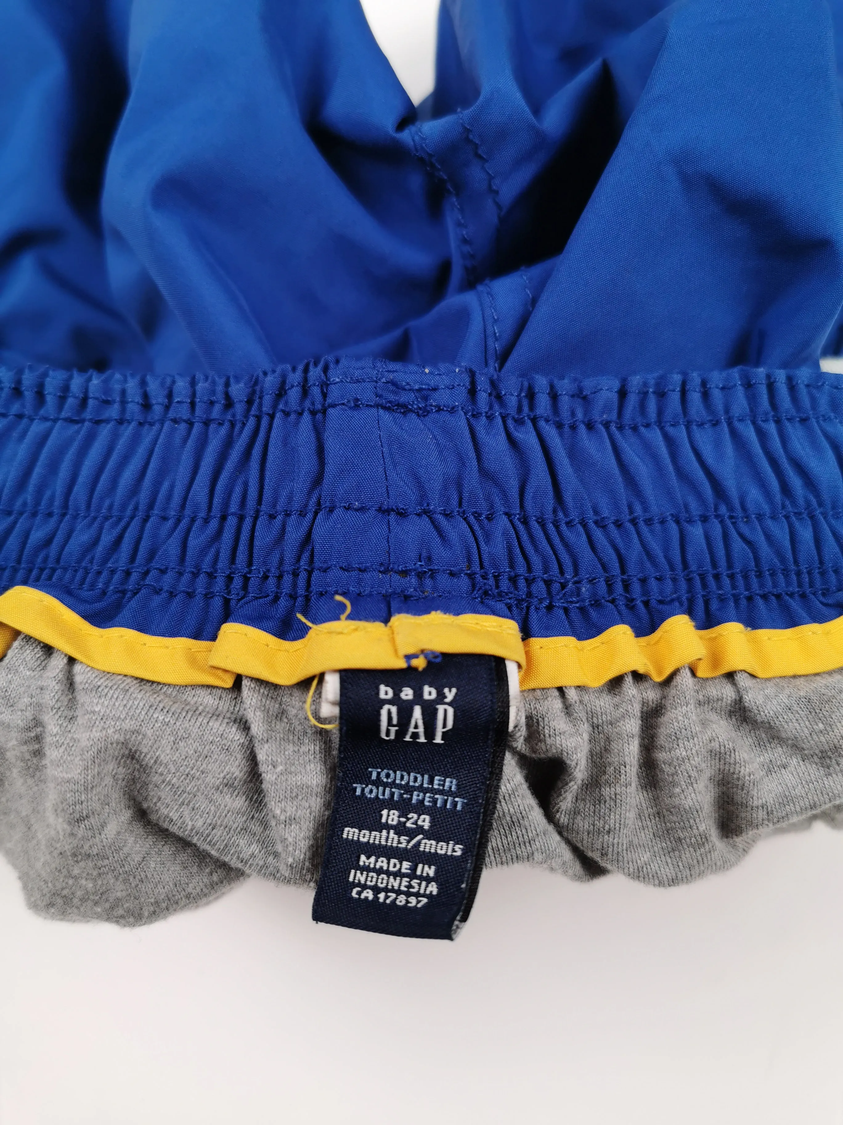BABY BOY SIZE 18/24 MONTHS - Baby GAP, Cotton Lined Track Pants EUC B56