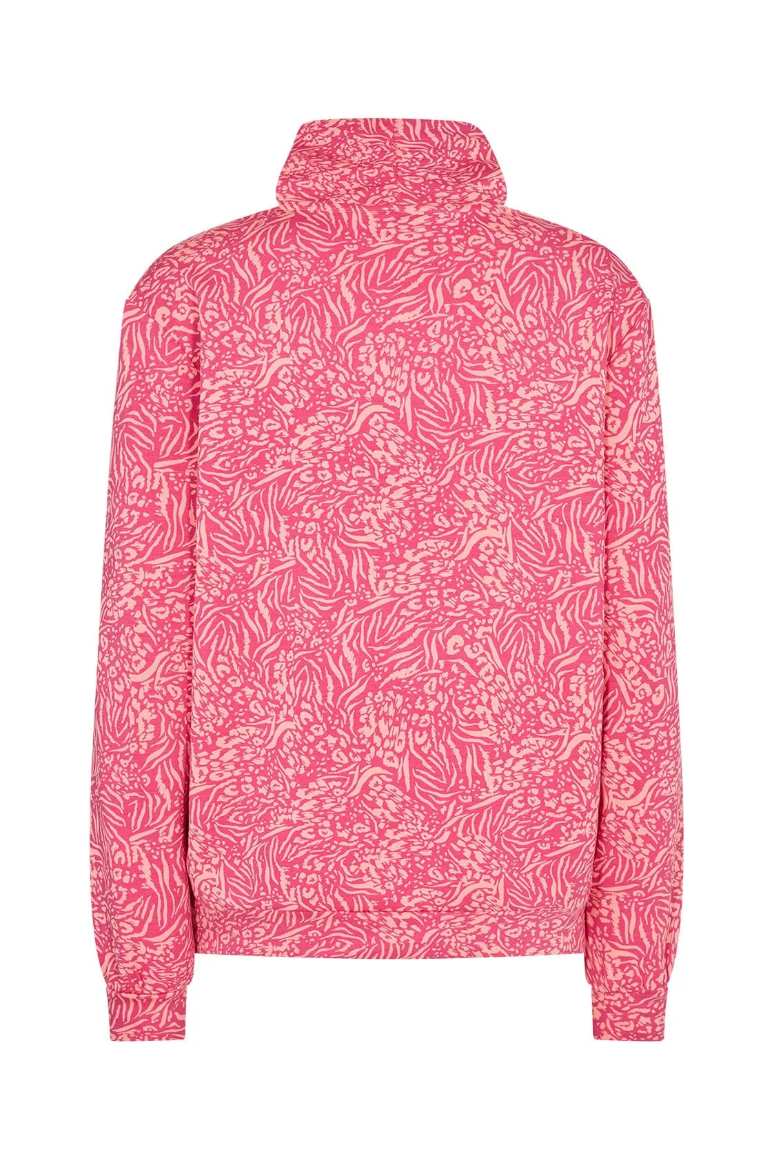 Banu Printed Sweatshirt - Fuchsia Rose Combi