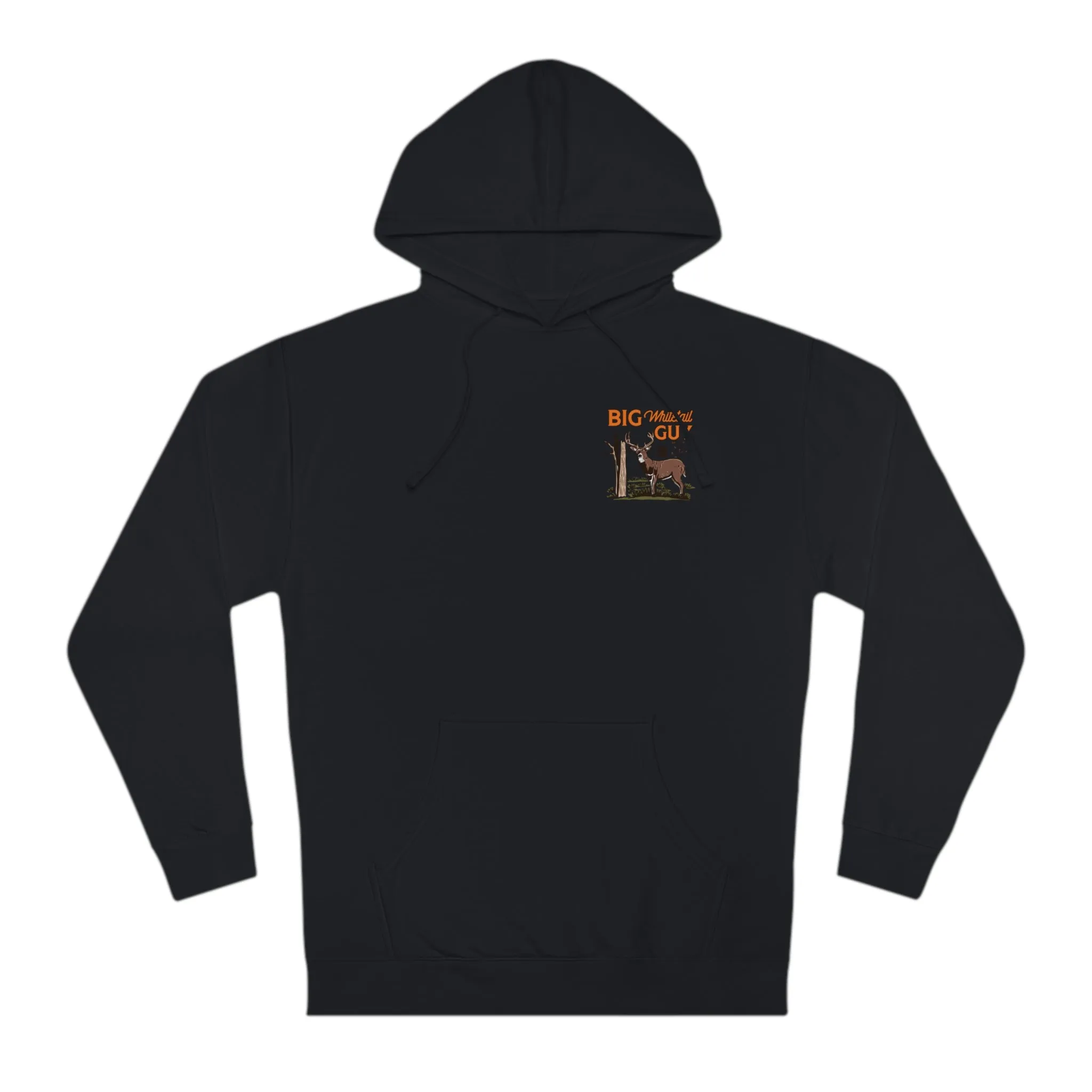 Big Whitetail Guy Badge Hoodie
