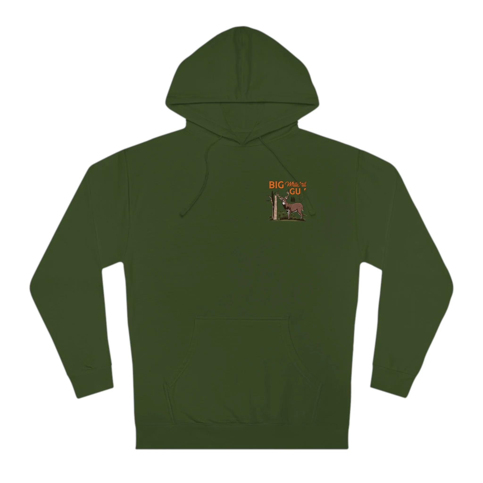 Big Whitetail Guy Badge Hoodie