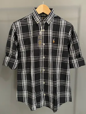 Black Checkers Formal Shirt