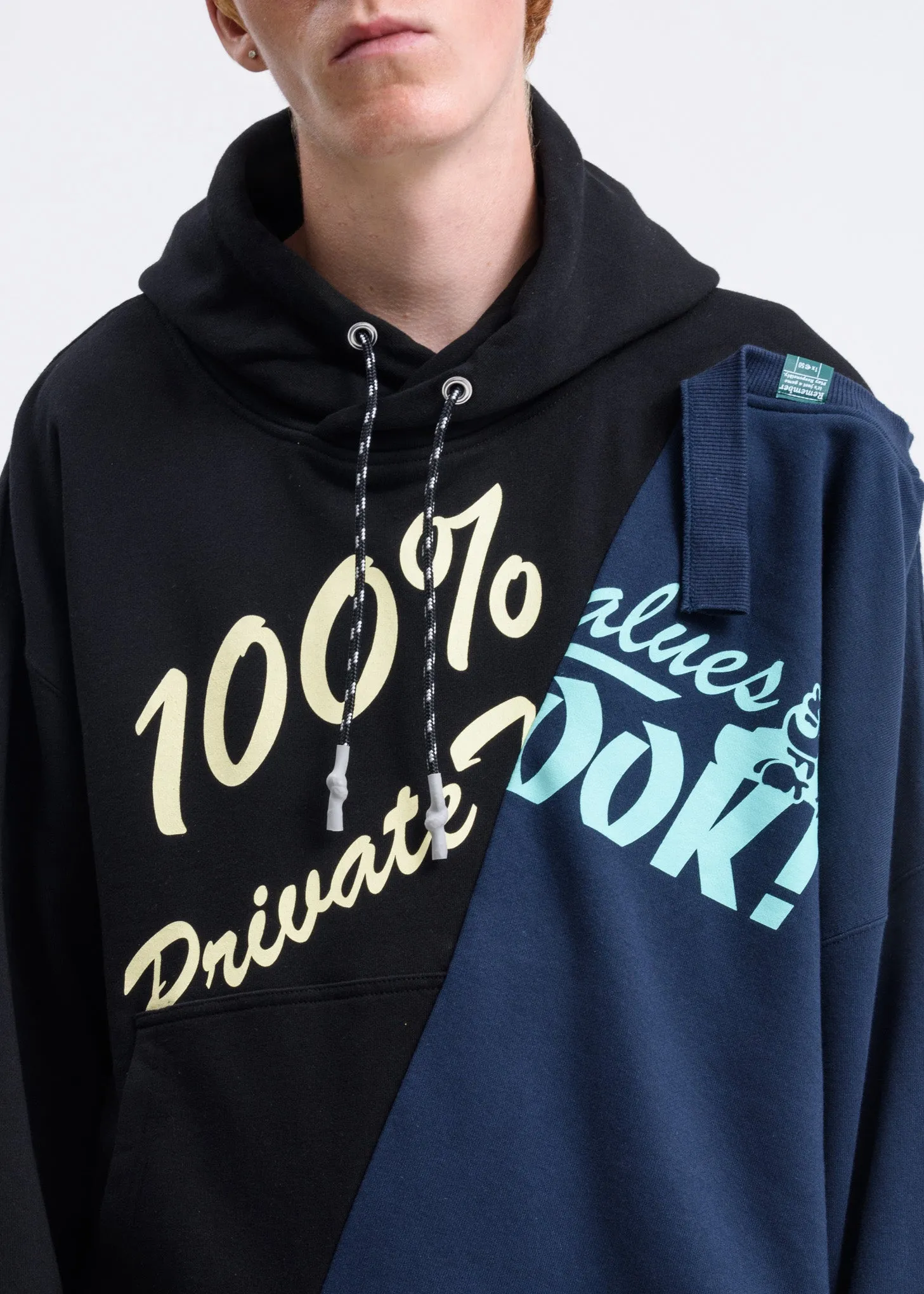 Black Combined Hoodie