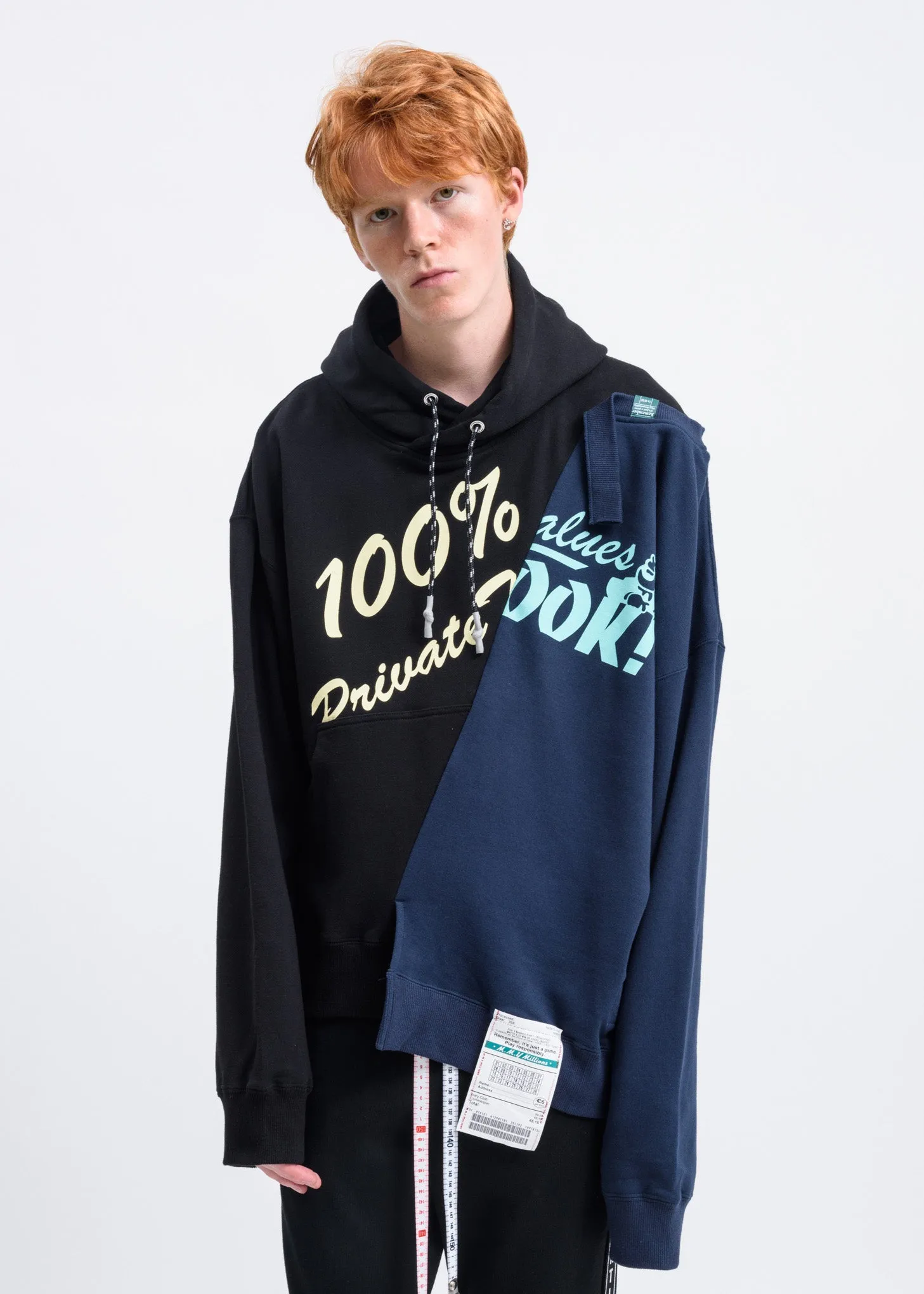 Black Combined Hoodie