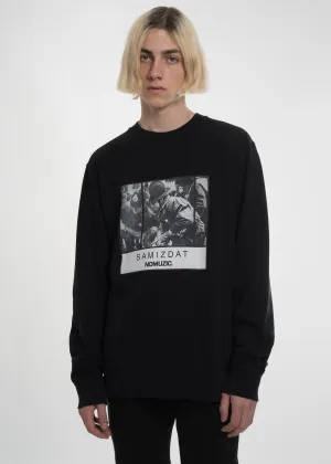 Black No Muzik Sweatshirt