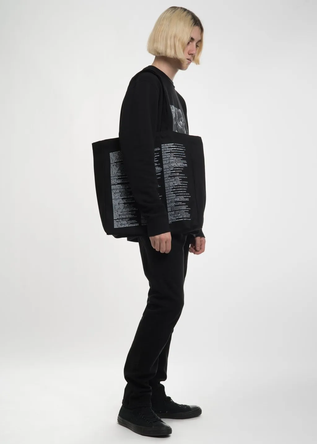 Black No Muzik Sweatshirt