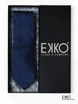 Blue 100% Silk Tie