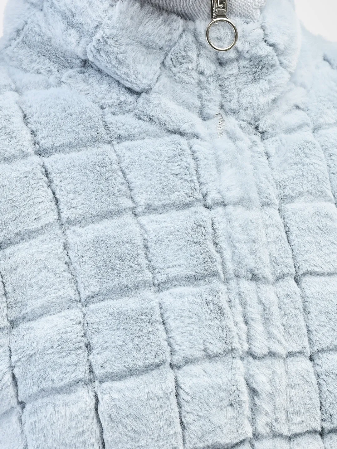 Blue Fur Jacket