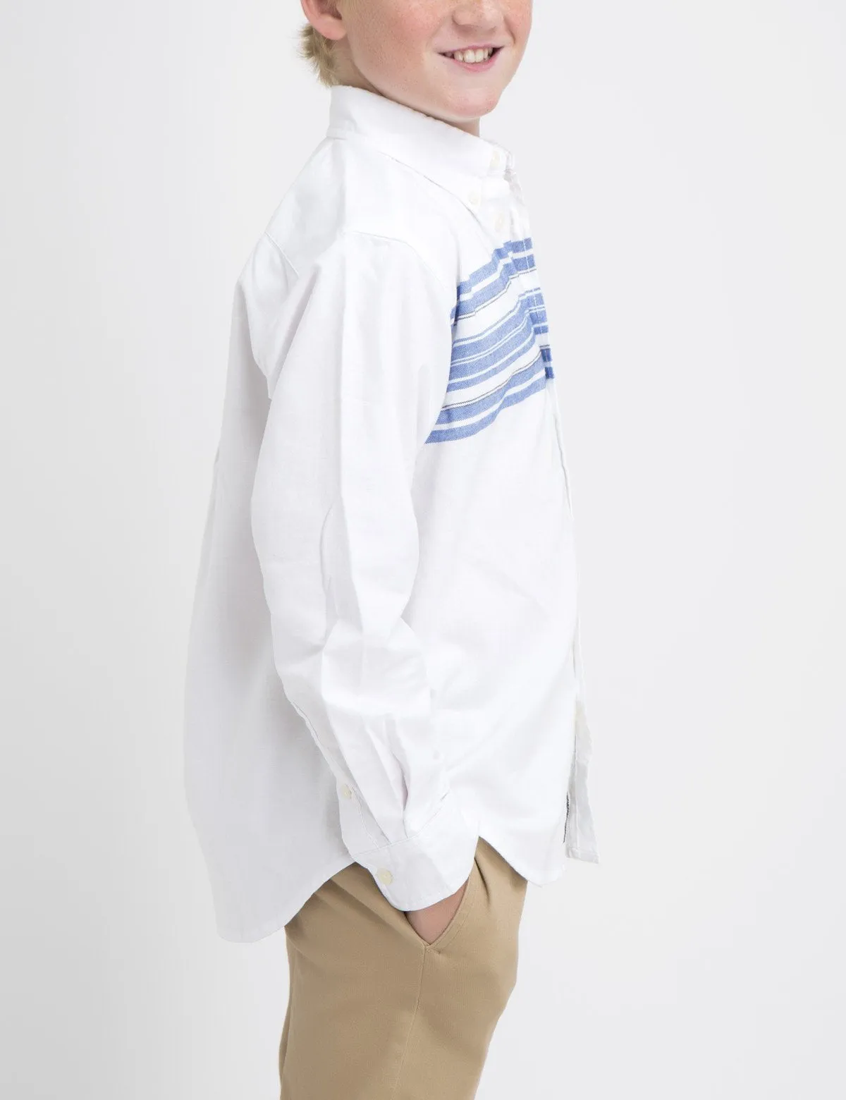 BOYS BLACK MALLET SHIRT