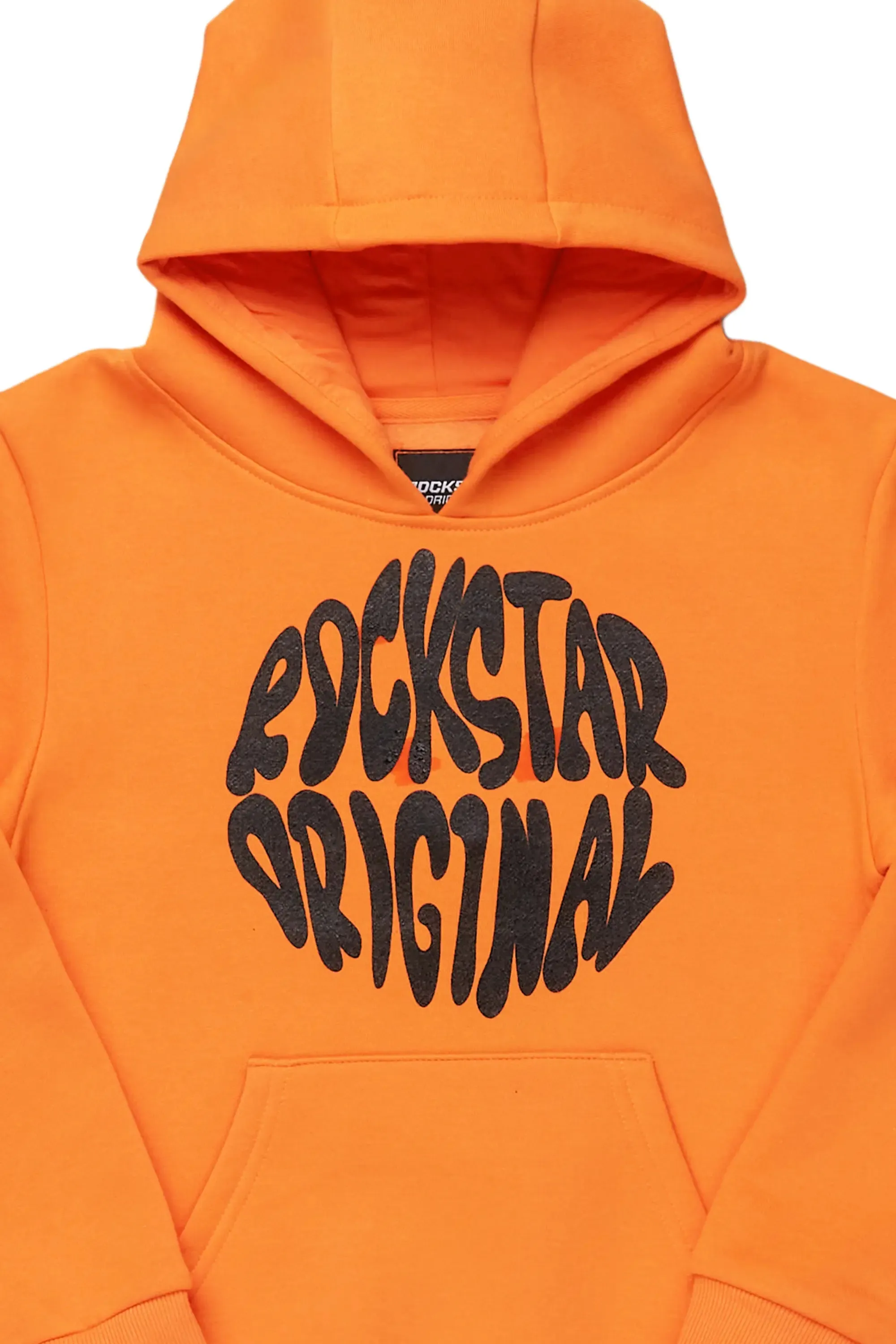 Boys Thierry Orange Graphic Hoodie