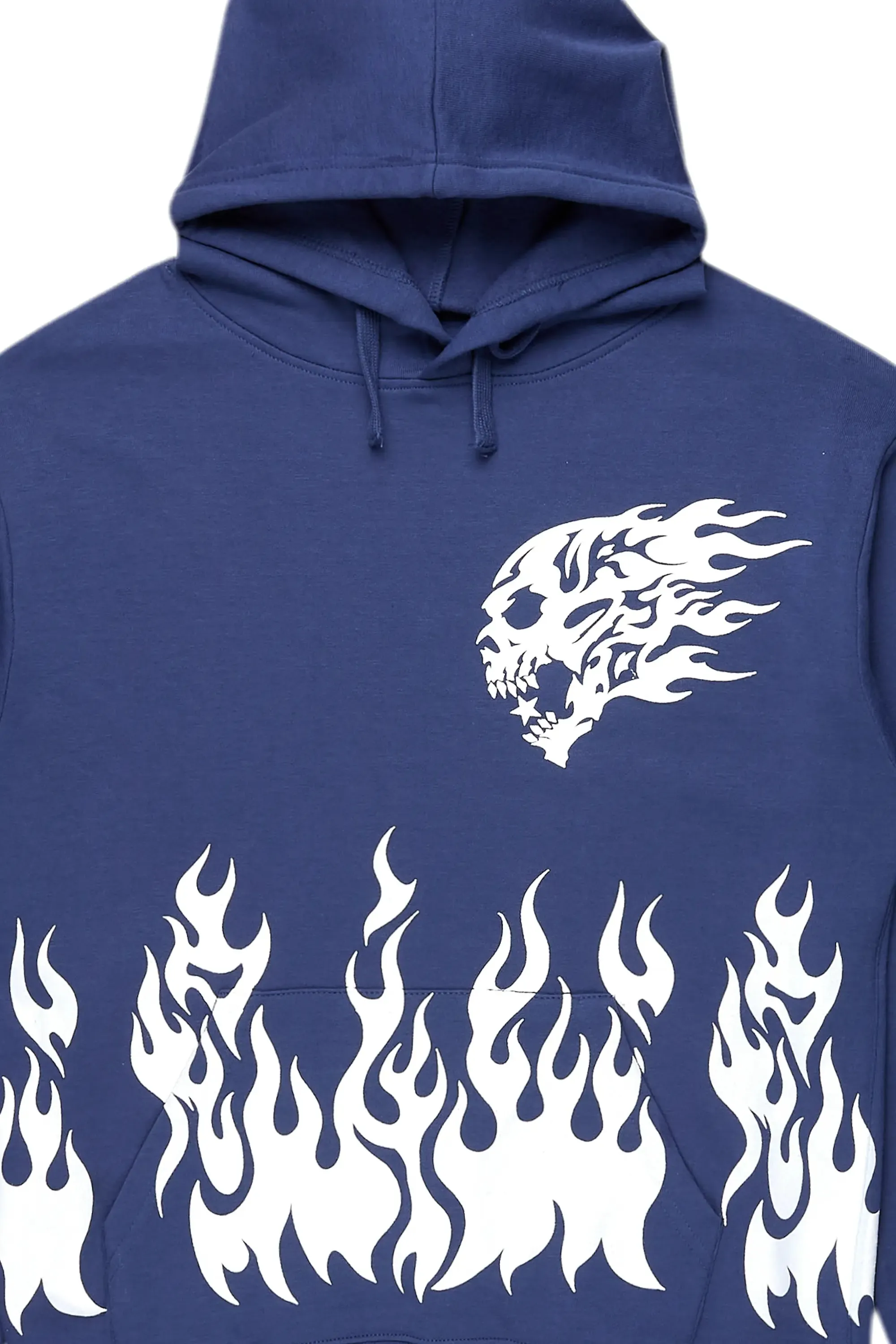 Bubble Navy Graphic Hoodie