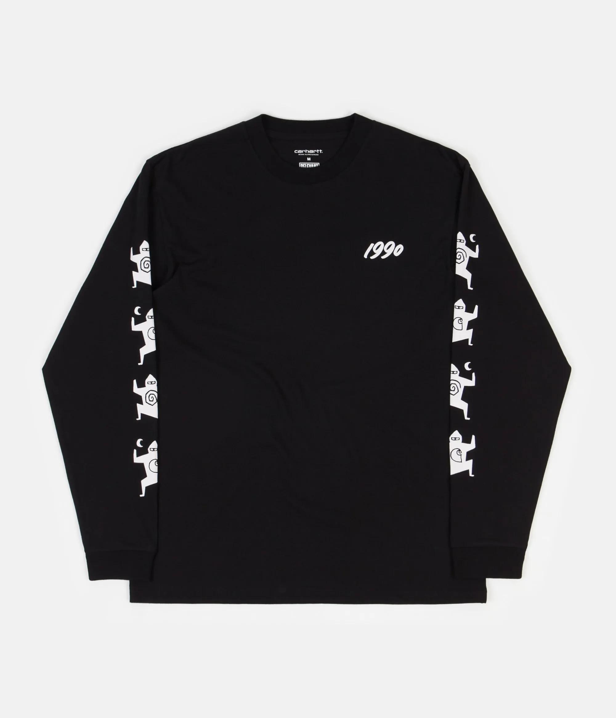 Carhartt x Relevant Parties Ninja Tune Long Sleeve T-Shirt - Black / Blue