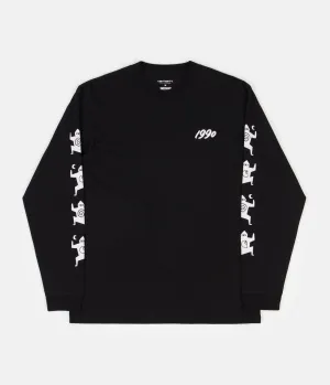 Carhartt x Relevant Parties Ninja Tune Long Sleeve T-Shirt - Black / Blue