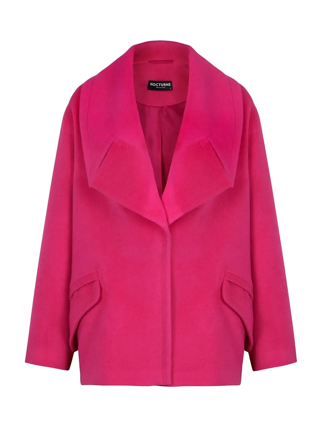 Chic Monochrome Double-Breasted Coat for Timeless Elegance