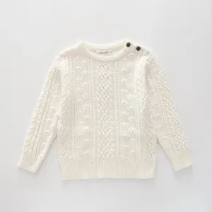 Classic Cream, Junior Girls Knit Jumper
