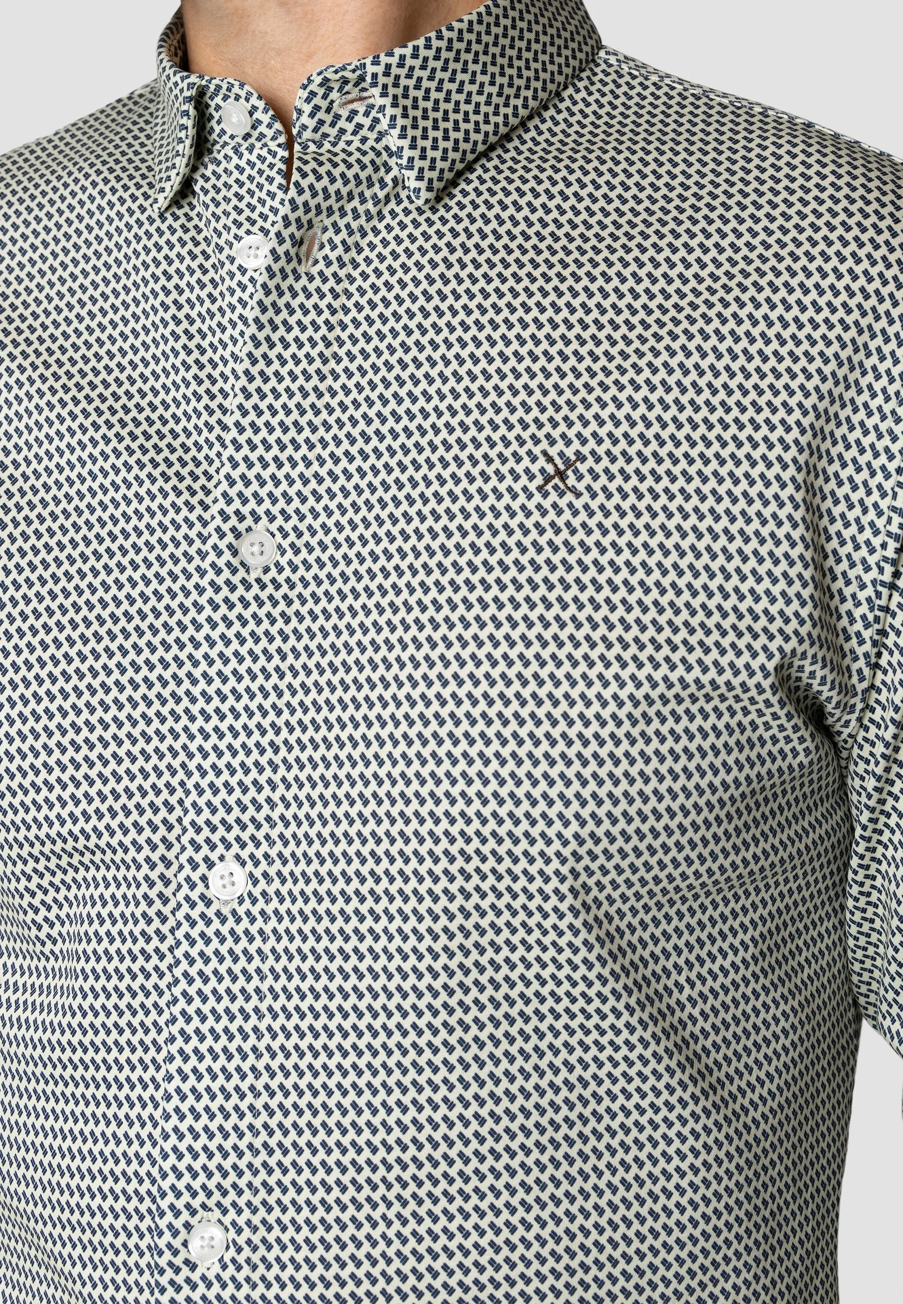 Clean formal AOP shirt - Hvid