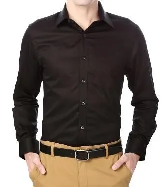Cotton Blend Full Sleeves Regular Fit Formal Shirts