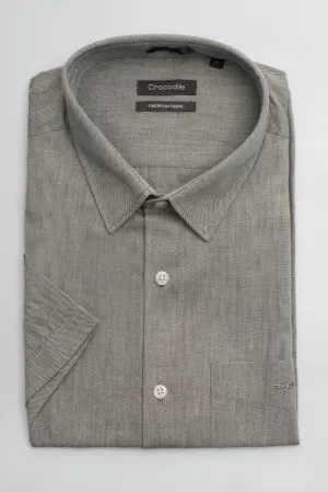 Crocodile Slim Fit HS Shirt Black