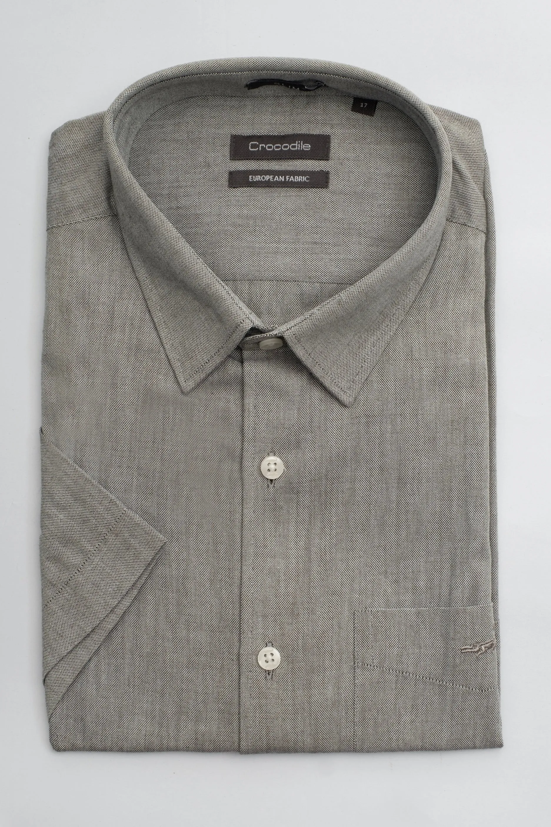 Crocodile Slim Fit HS Shirt Black