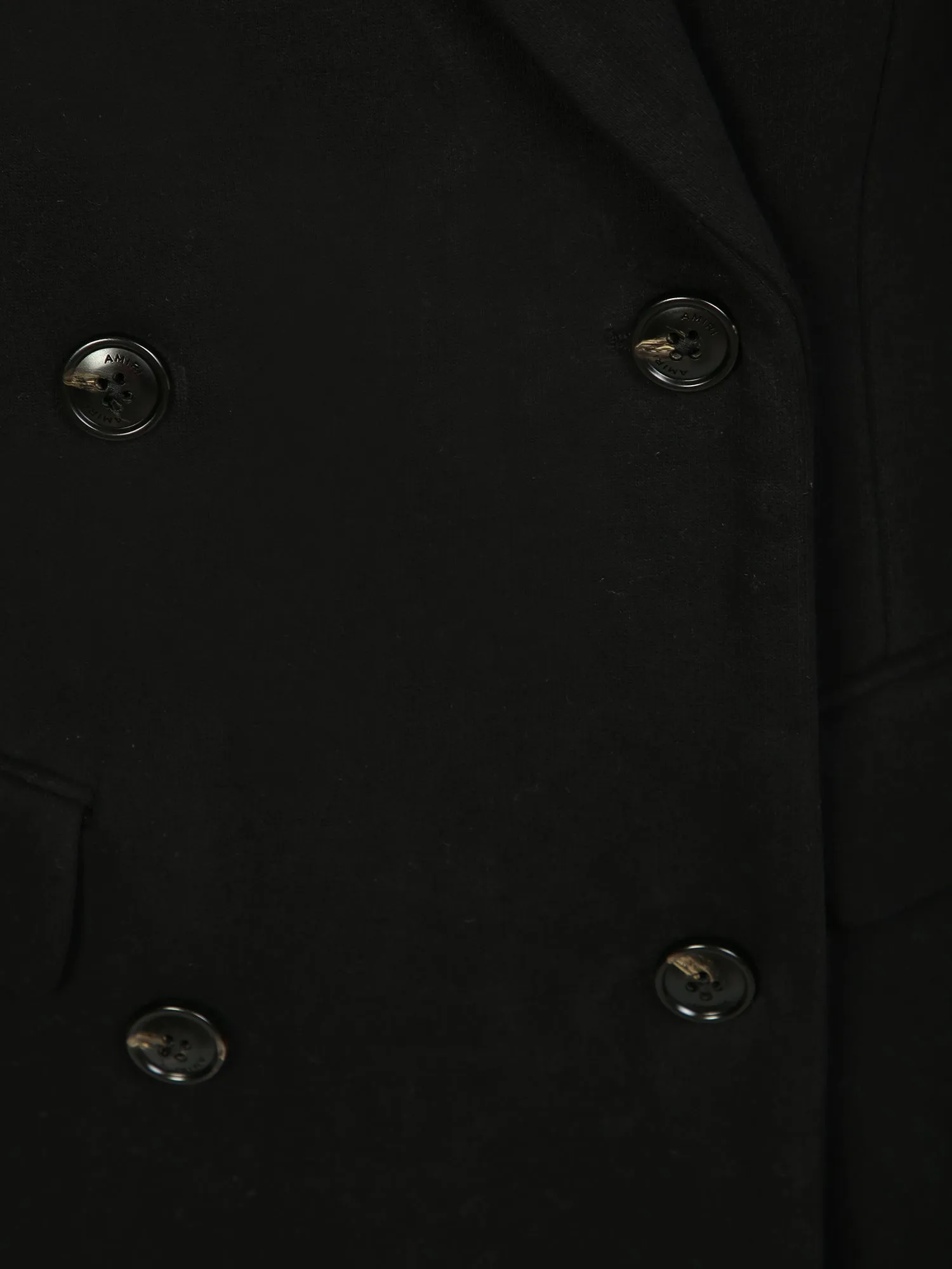 Double-breasted cotton jacket by Amiri. Blazer designed to be used on any occasion, thus making it a timeless garment
