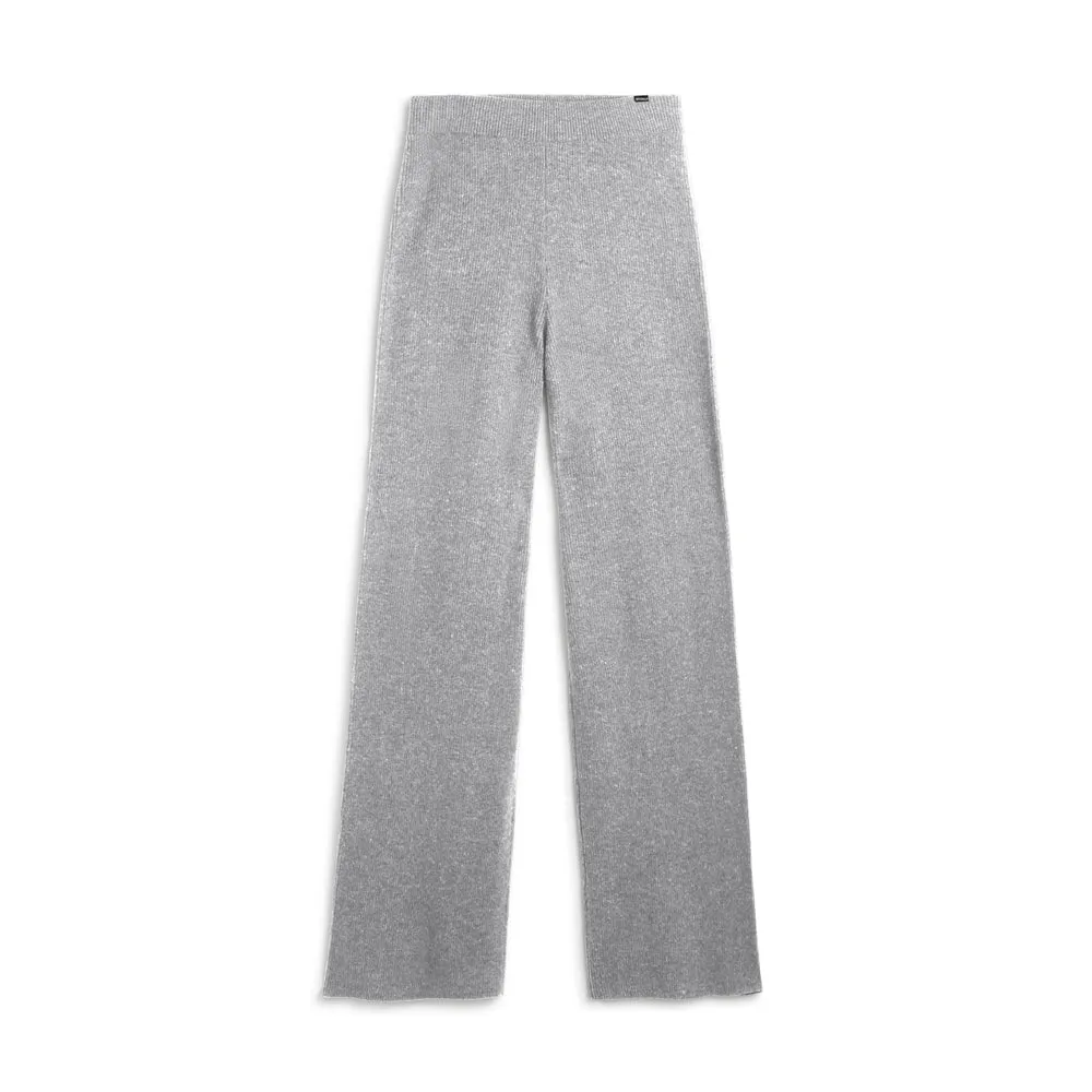 ECOALF GREY MELANGE CIPRE TROUSERS FOR WOMEN