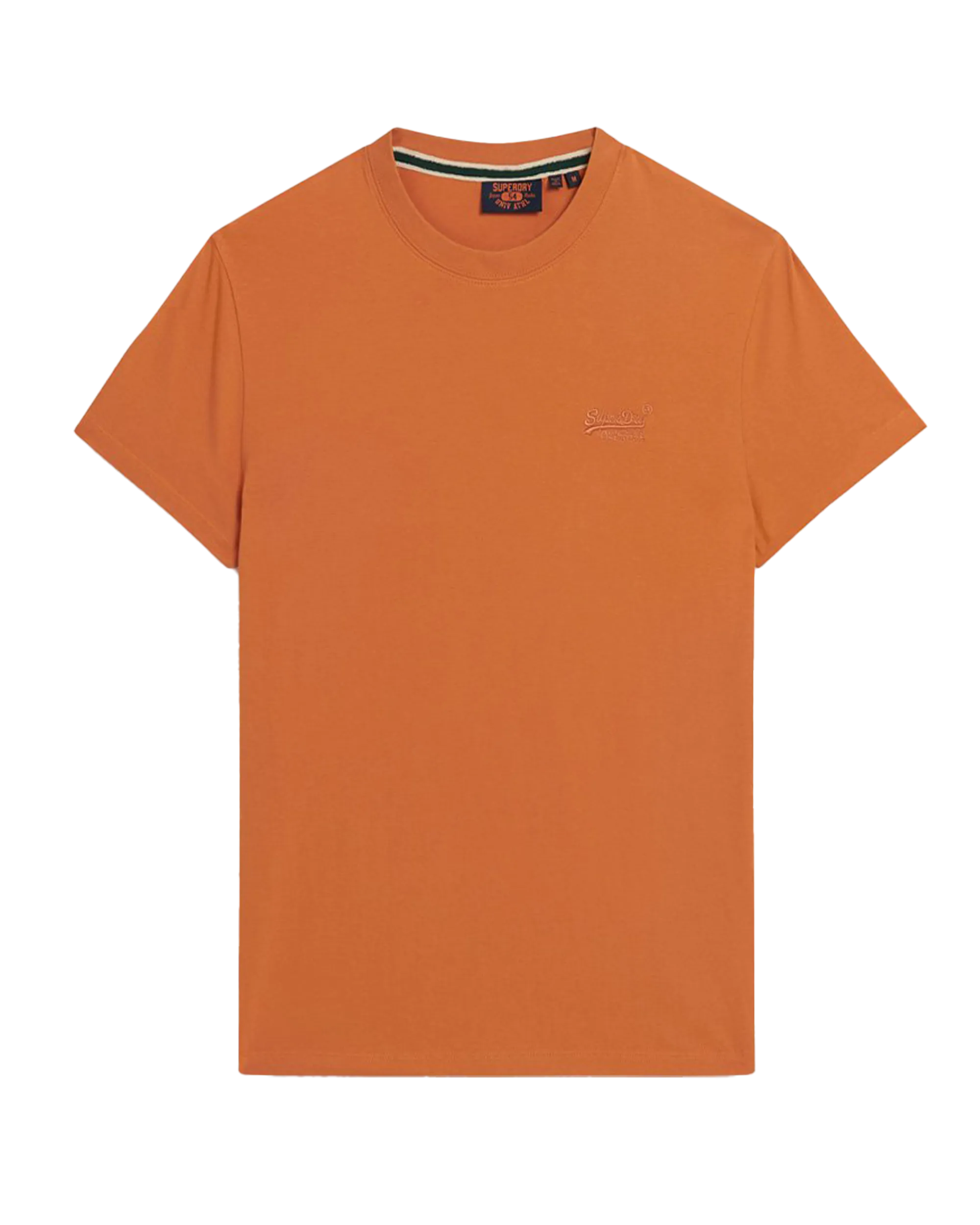 Essential Logo Embroidered T-Shirt in Mojave Orange