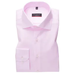 Eterna Pink Twill Formal Shirt Pink