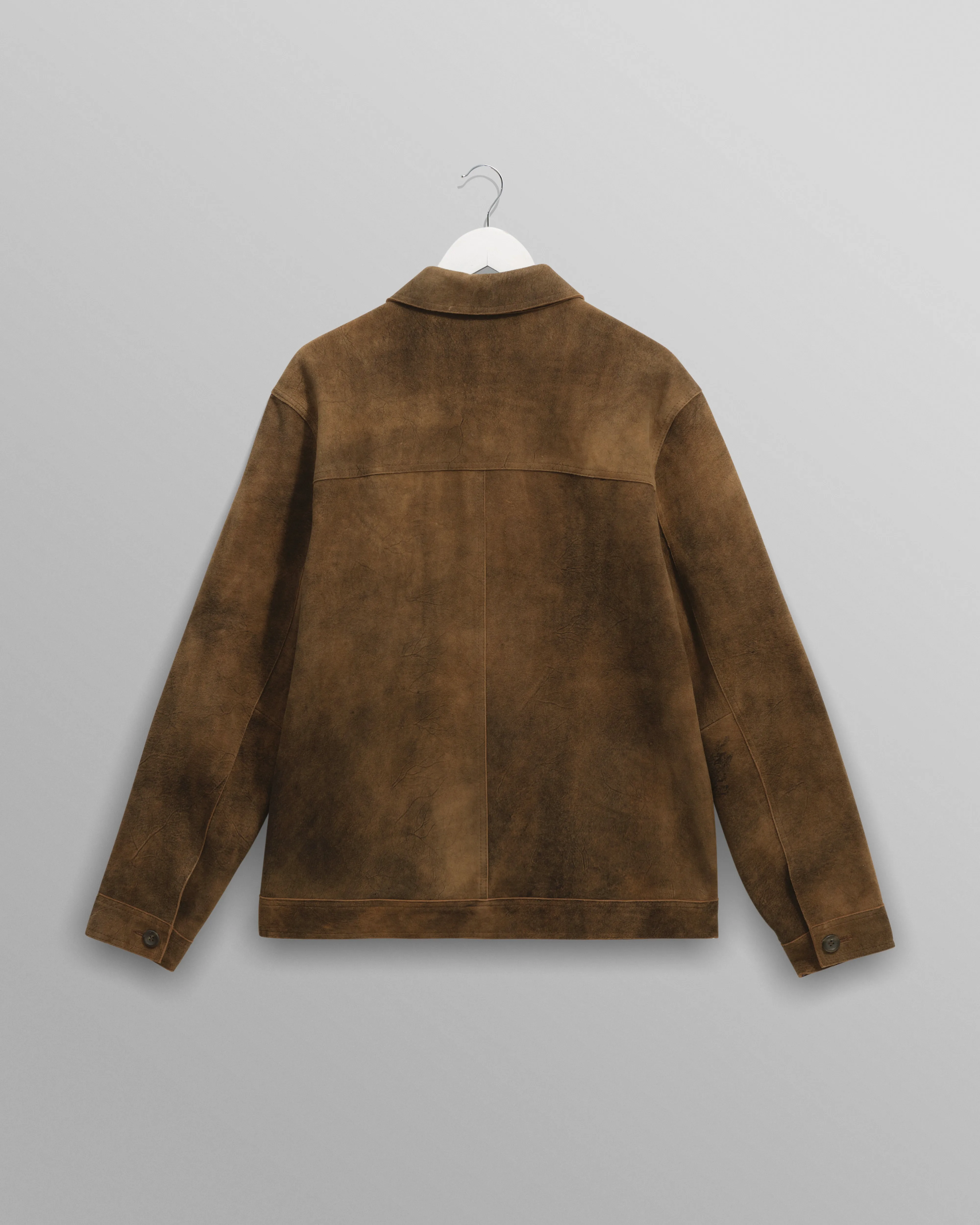 Fen - Tonal Brown Suede Jacket