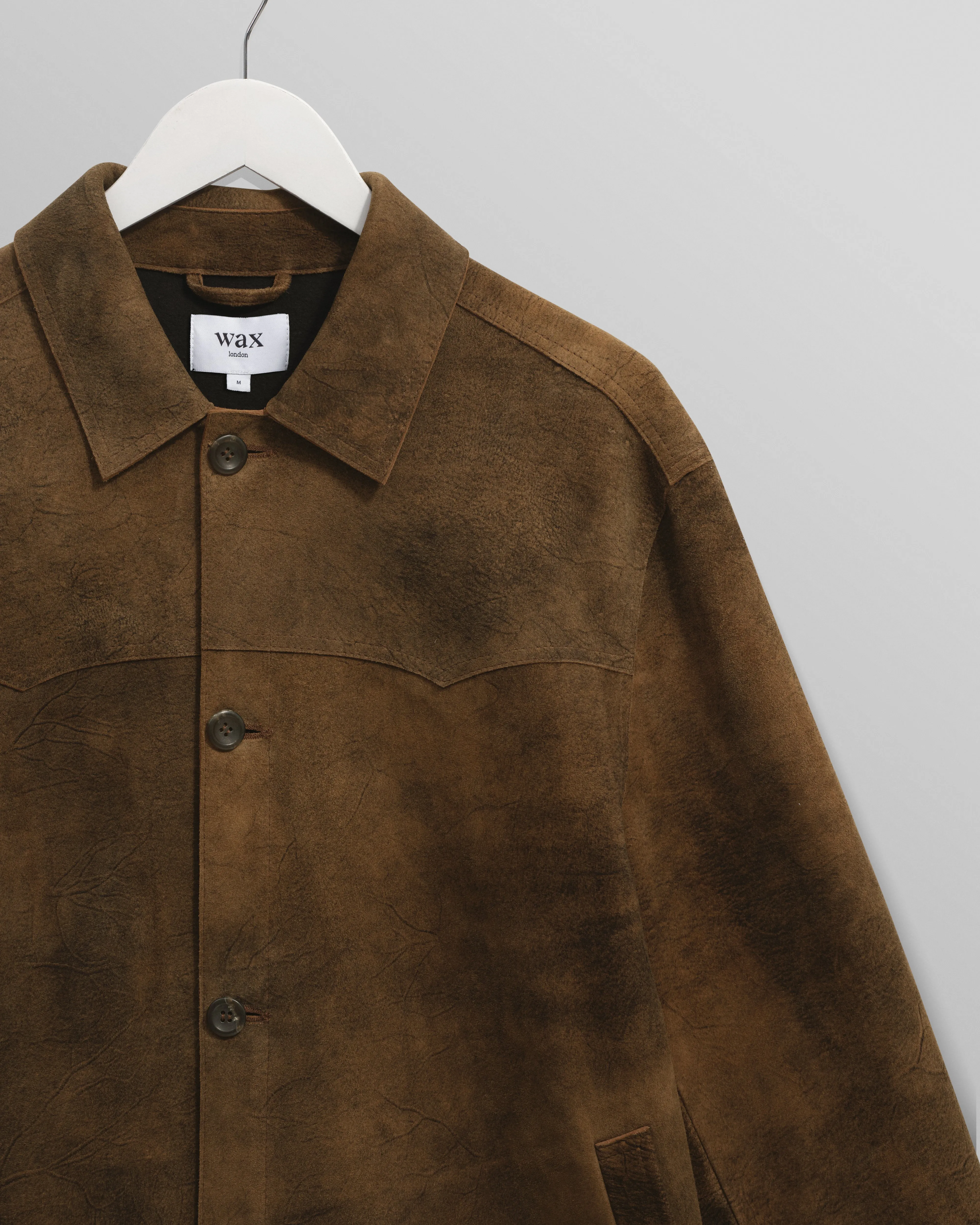 Fen - Tonal Brown Suede Jacket