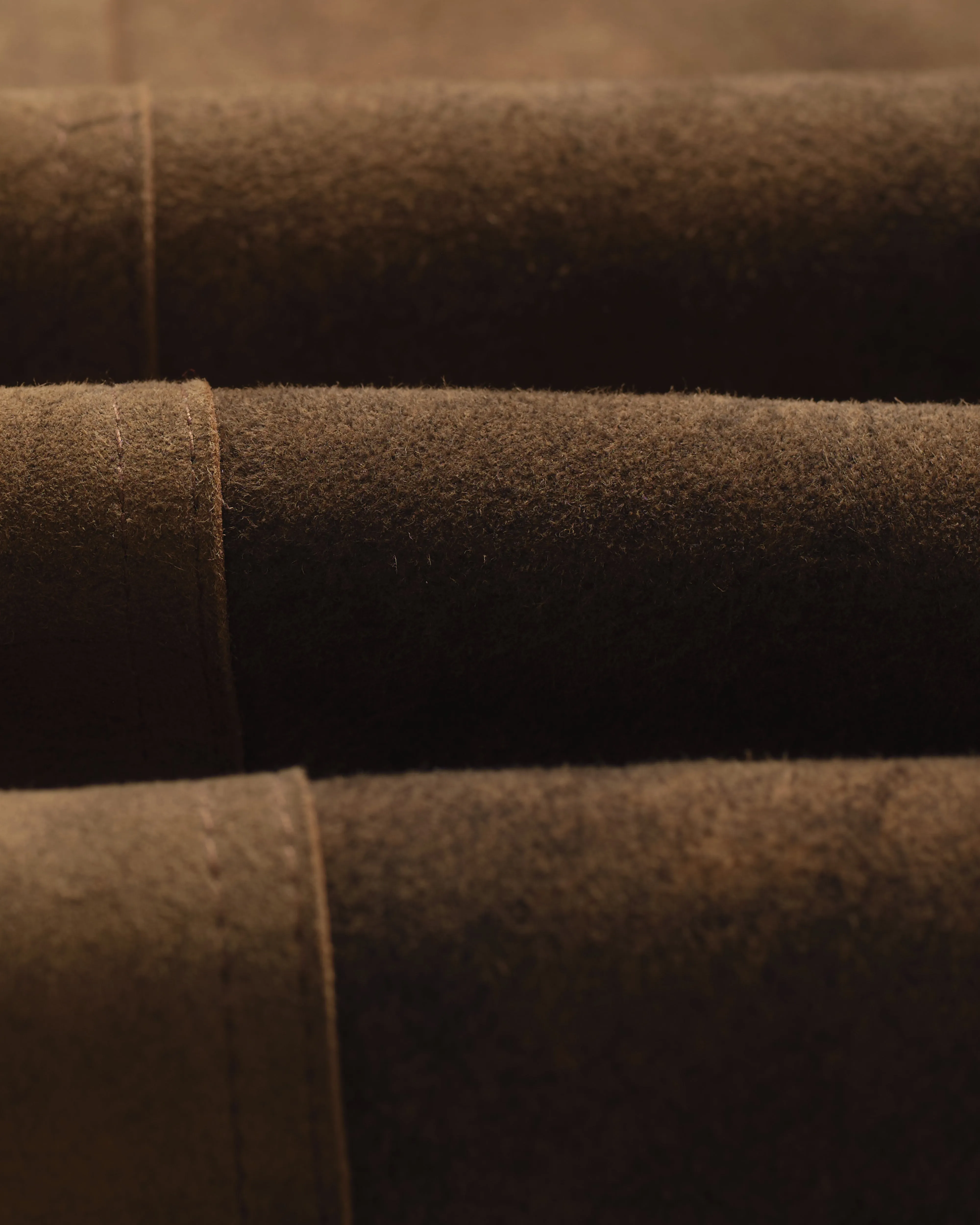 Fen - Tonal Brown Suede Jacket
