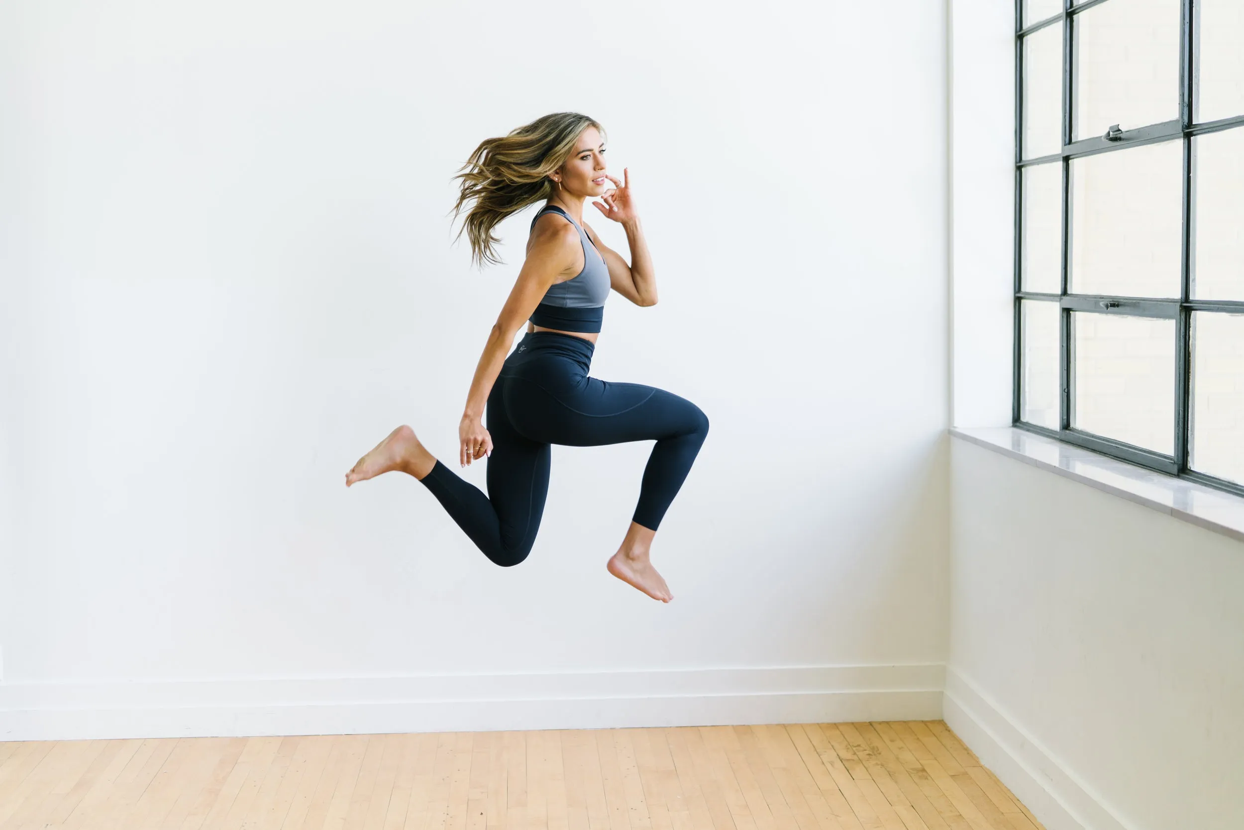 Focus Leggings - Navy | MT LUXE