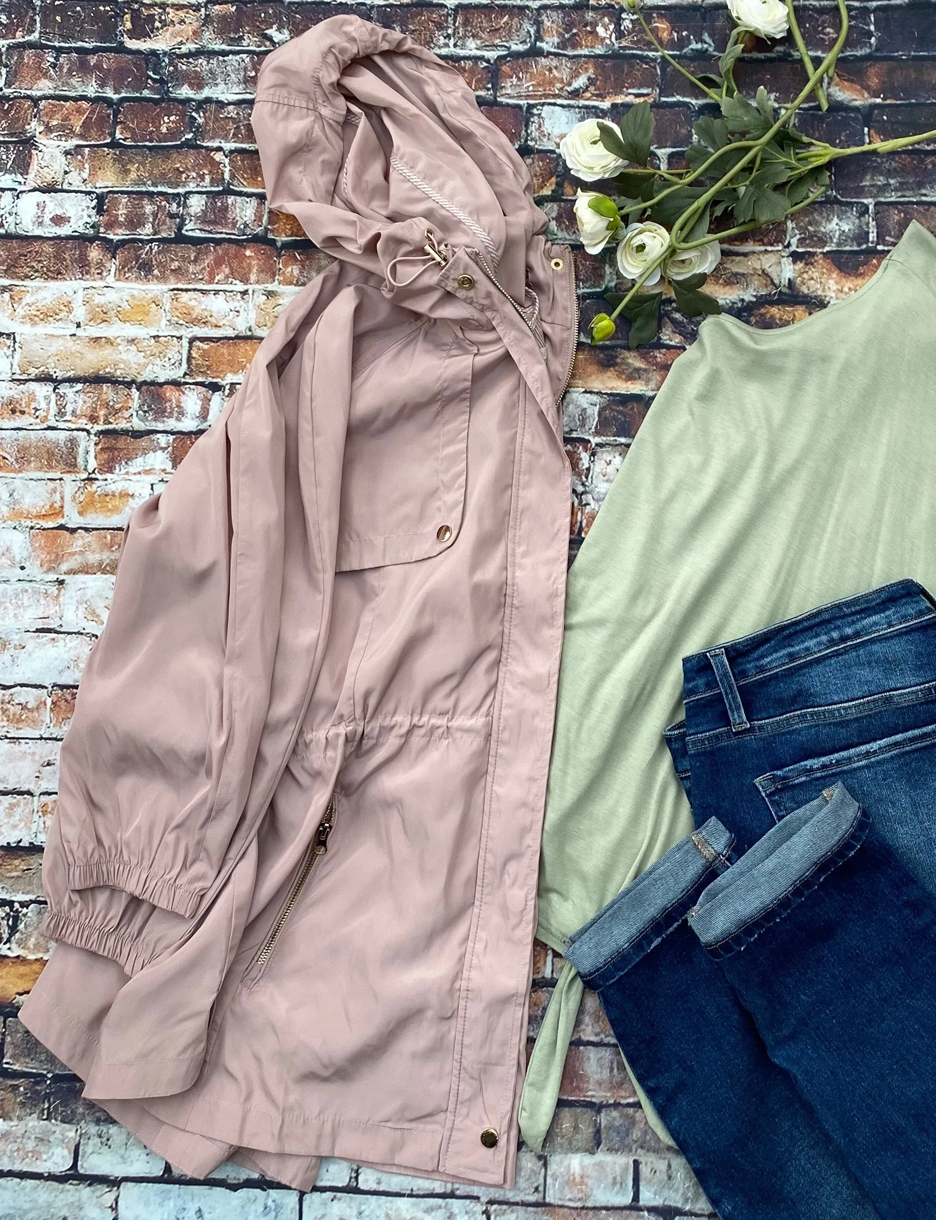 Follow The Wind Plus Blush Hooded Jacket (Size 3X)