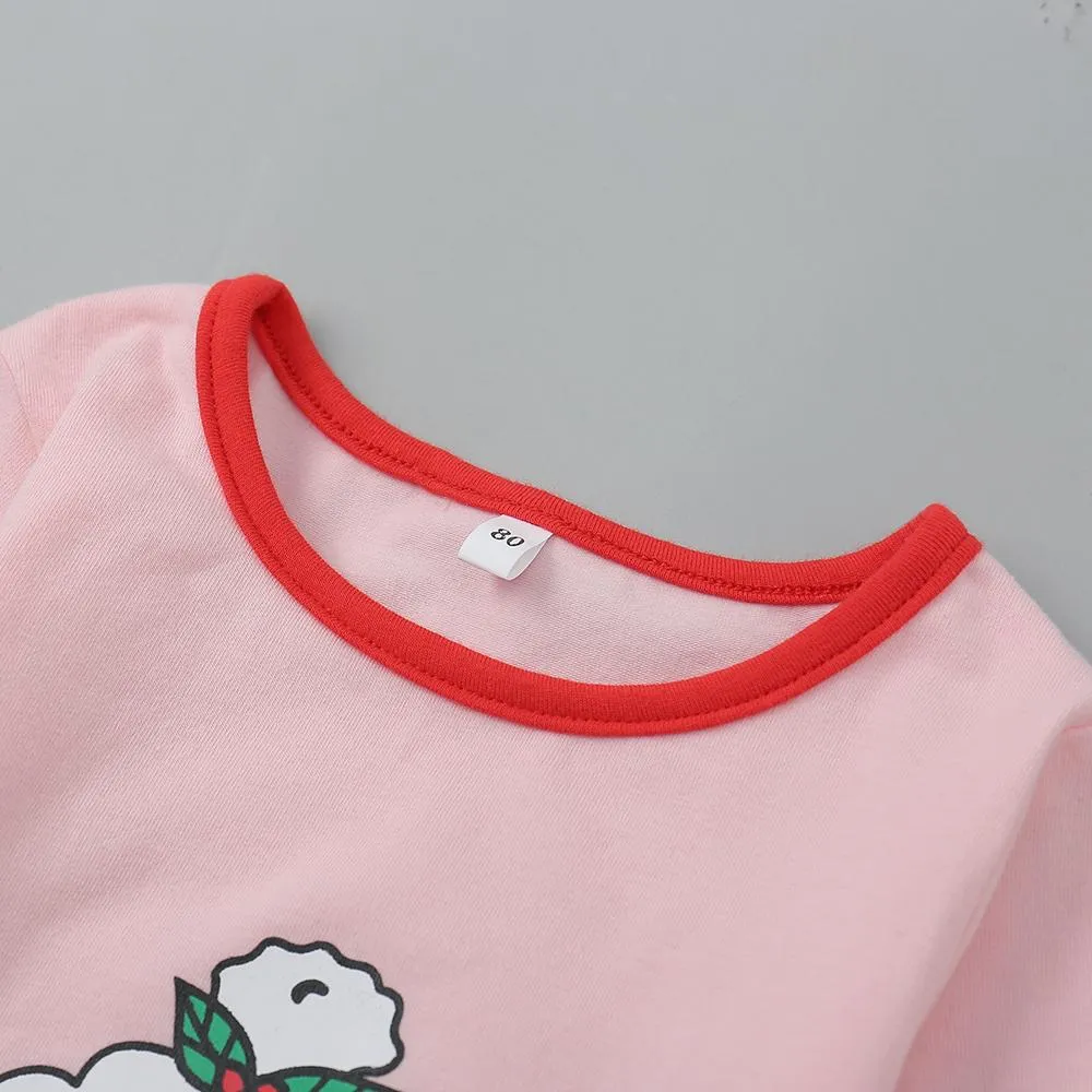 Girls Cartoon Printed Long Sleeve Top & Pants Girls Boutique Wholesale