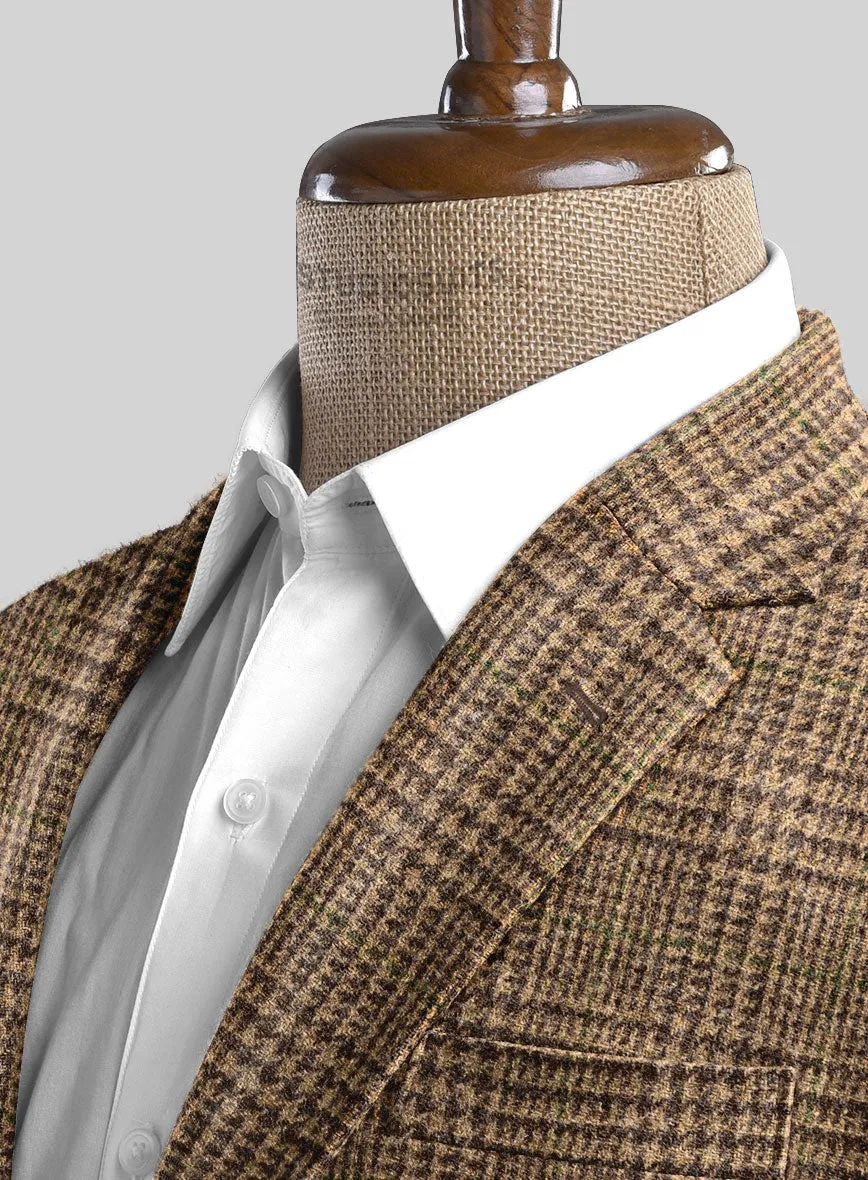 Harris Tweed Brown Glen Jacket