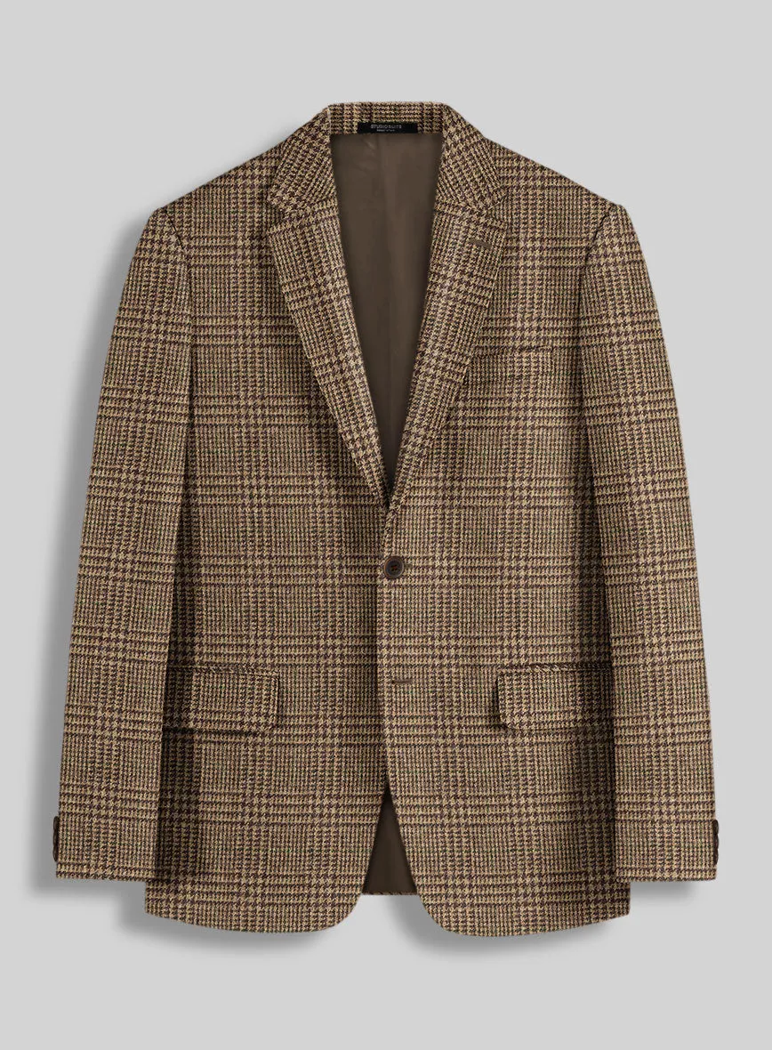 Harris Tweed Brown Glen Jacket