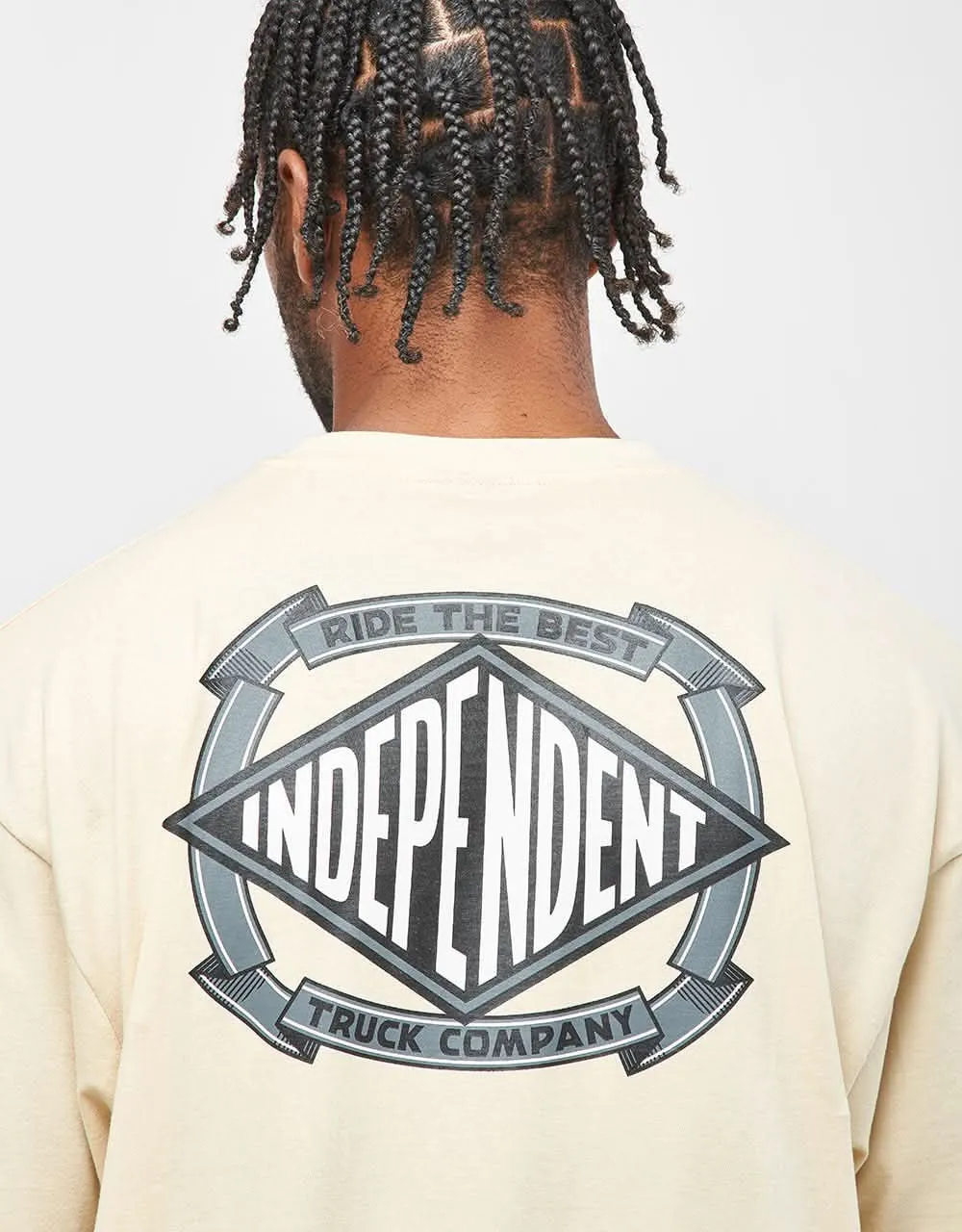 Independent Summit Scroll T-Shirt - Sand