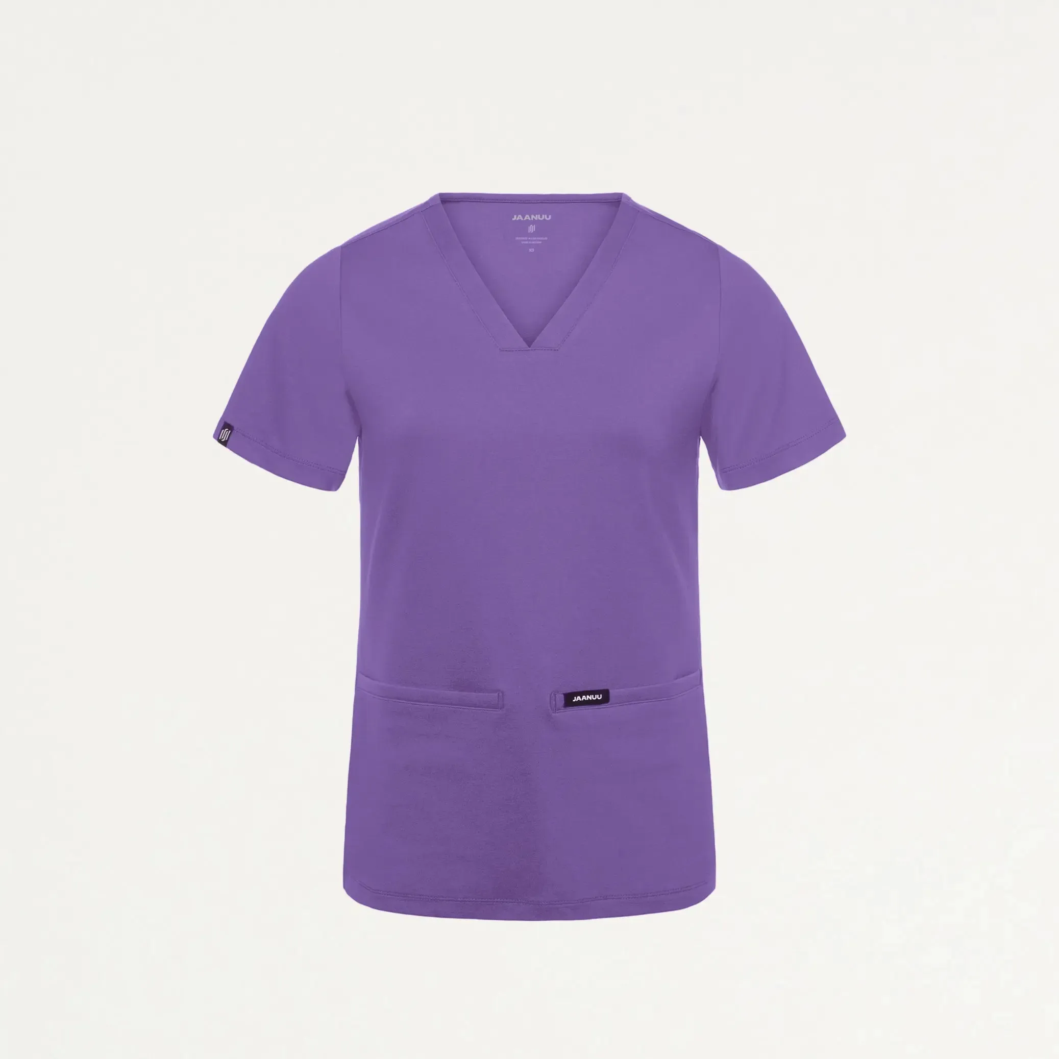 Jaanuu Women's Cesi Slim ULTRAsoft Scrub Top - Violet