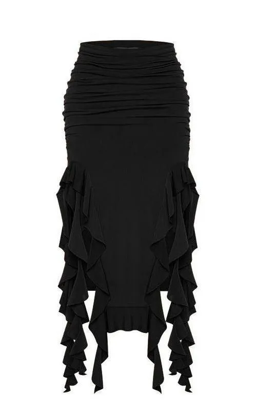 Jellyfish lace long skirt