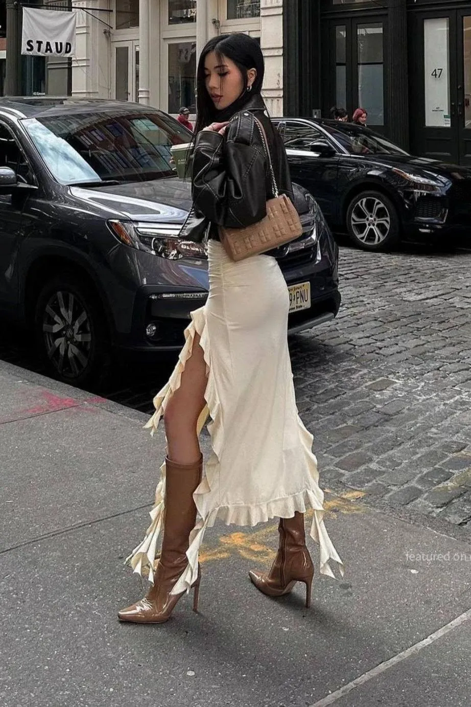 Jellyfish lace long skirt